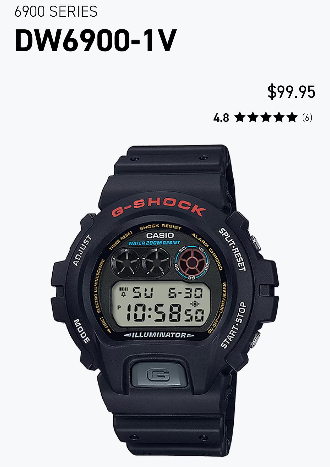 Tough Solar 3230 Dw 6900 Casio Ghock GW6900F Solar Powered 