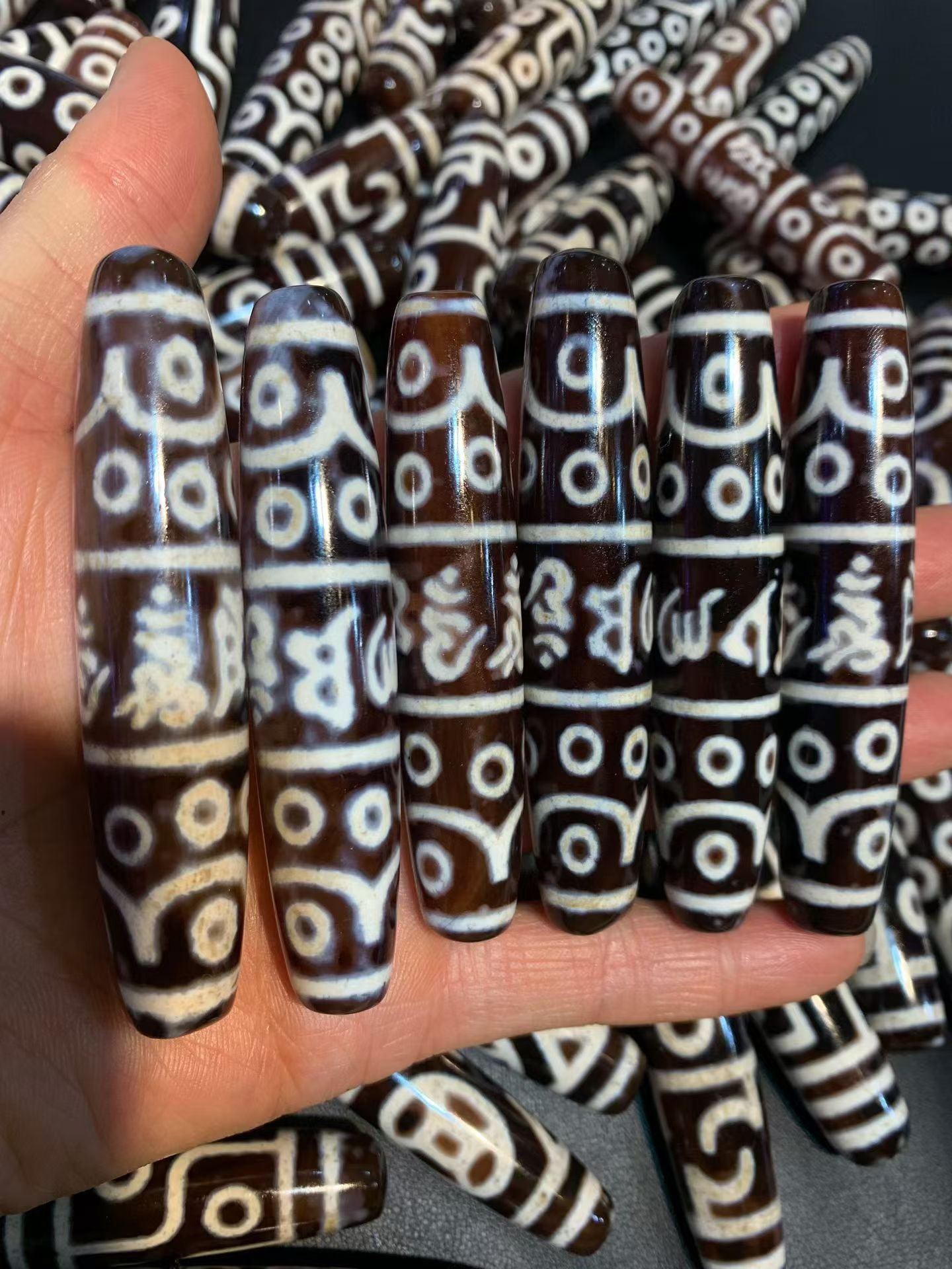 藏传精品大尺寸70-76mm天珠，🉑单挑，打包价优全球可发，支持转图