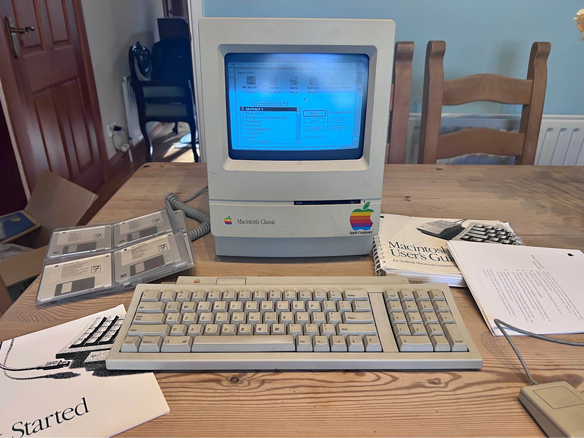 Apple Macintosh Classic 1991 Vintage Computer - Desktop Computers ...