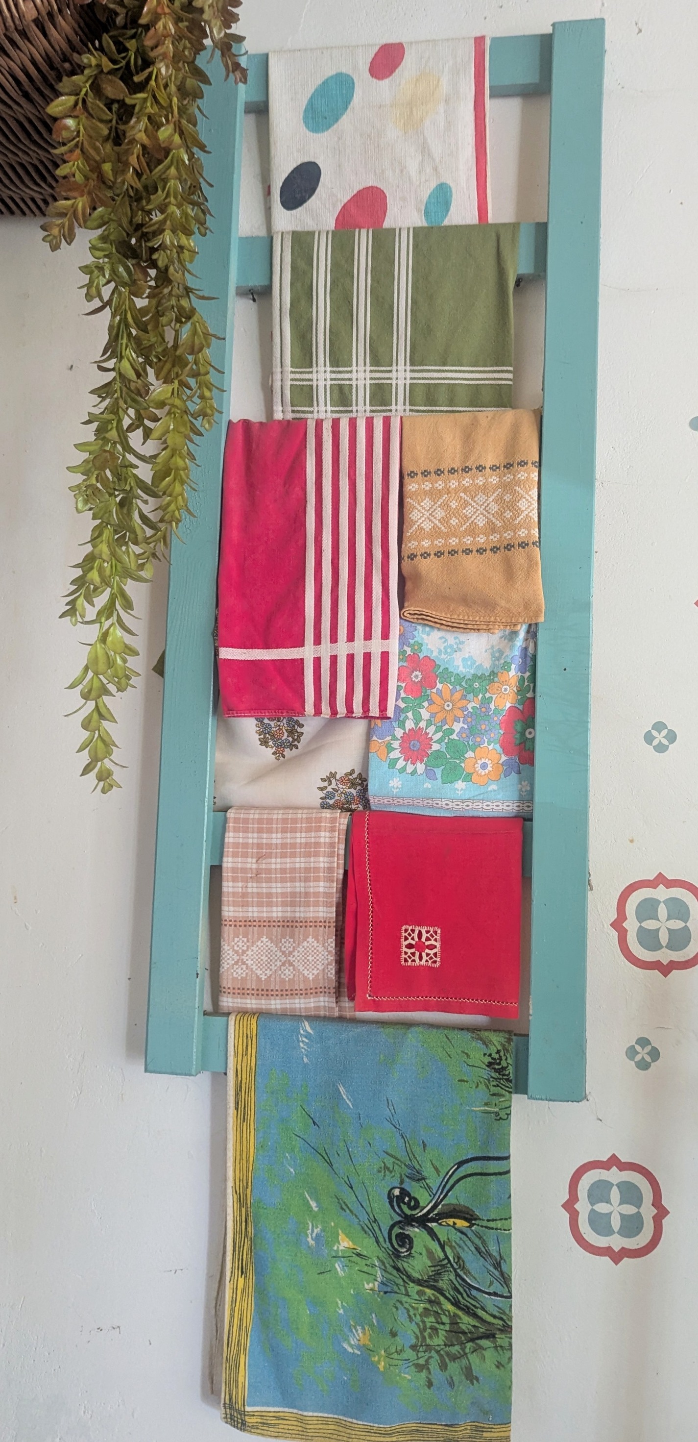 Lot De 2 Torchons Libellule Vintage - Absorbants Et Décoratifs