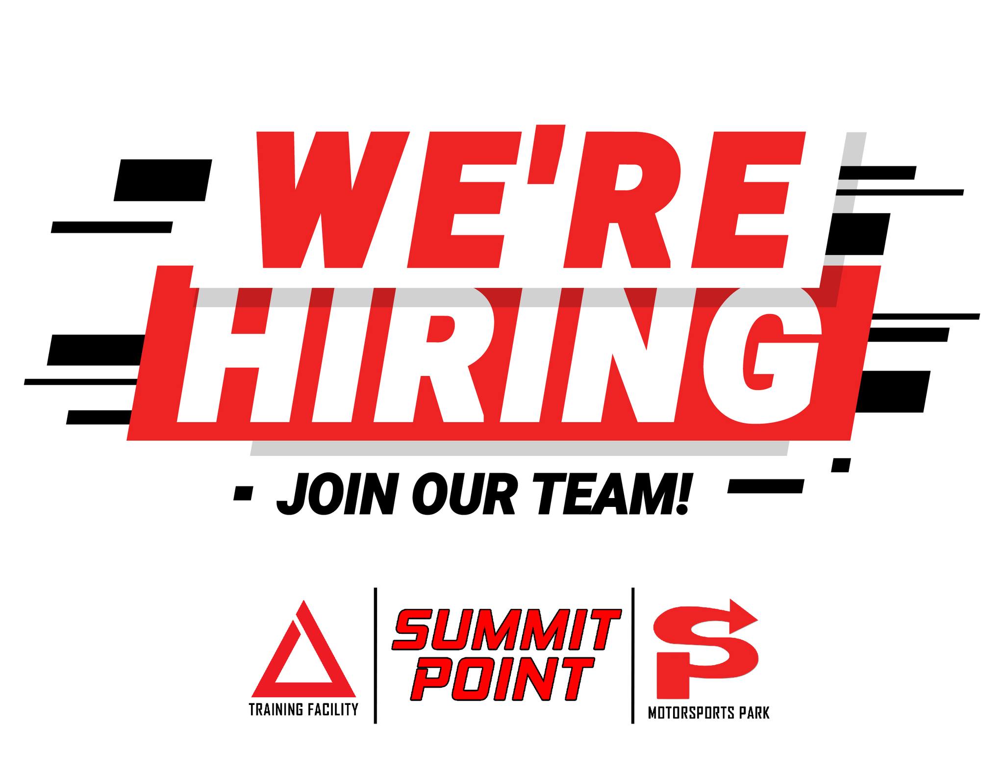 🏁 We’re Hiring for the... - Summit Point Motorsports Park | Facebook