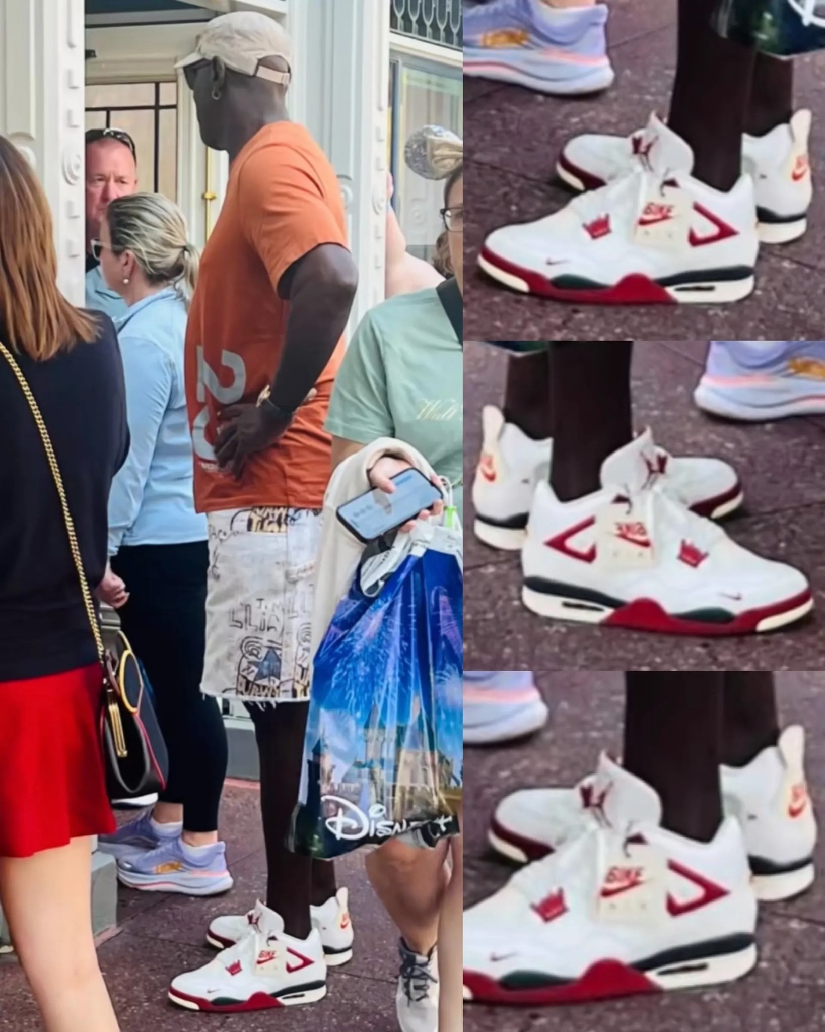 Michael Jordan gives a closer look at Nigel Sylvester