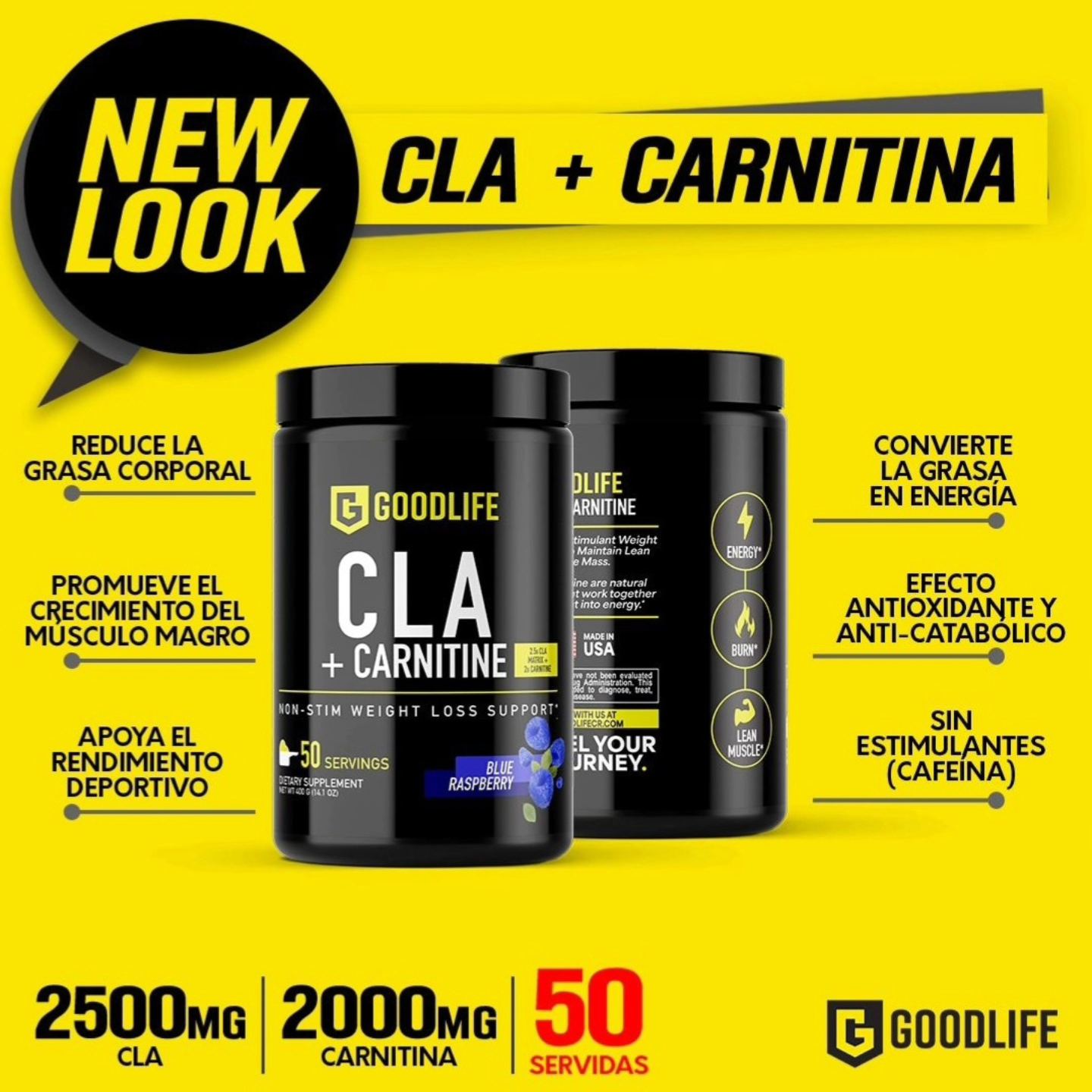 cla y l carnitina para quemar grasa Goodlife BAC Water | Research Size:2 Packets Eduarda Remar