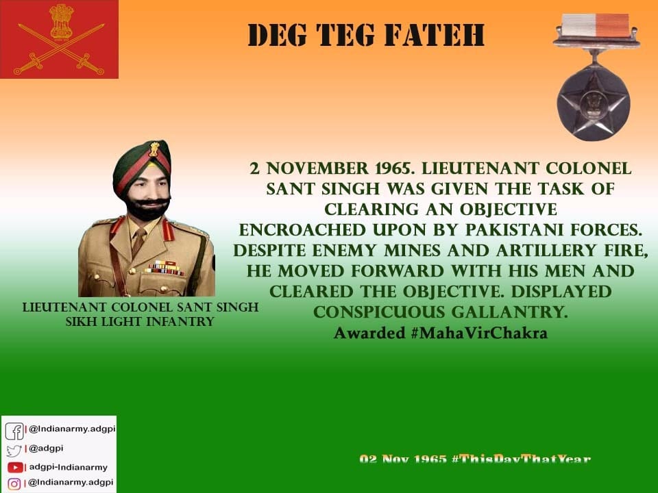 2 November 1965. Lieutenant Colonel... - ADGPI - Indian Army | Facebook