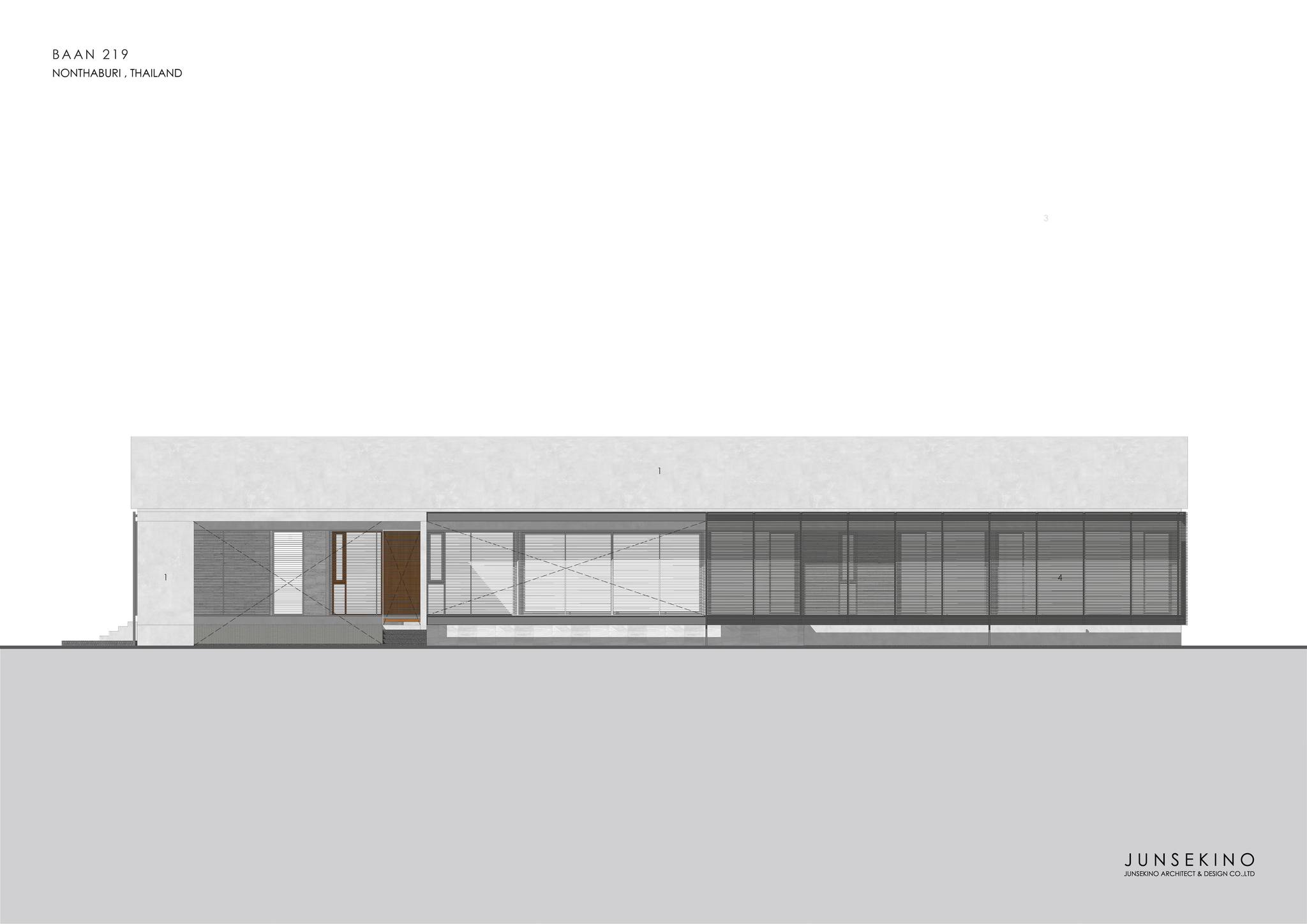 Junsekino - BAAN 219 is a single-story house located in the suburb of ...