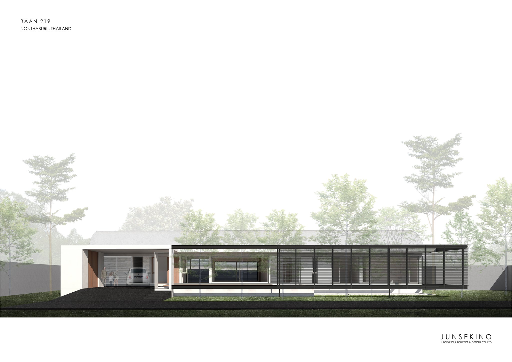 Junsekino - BAAN 219 is a single-story house located in the suburb of ...