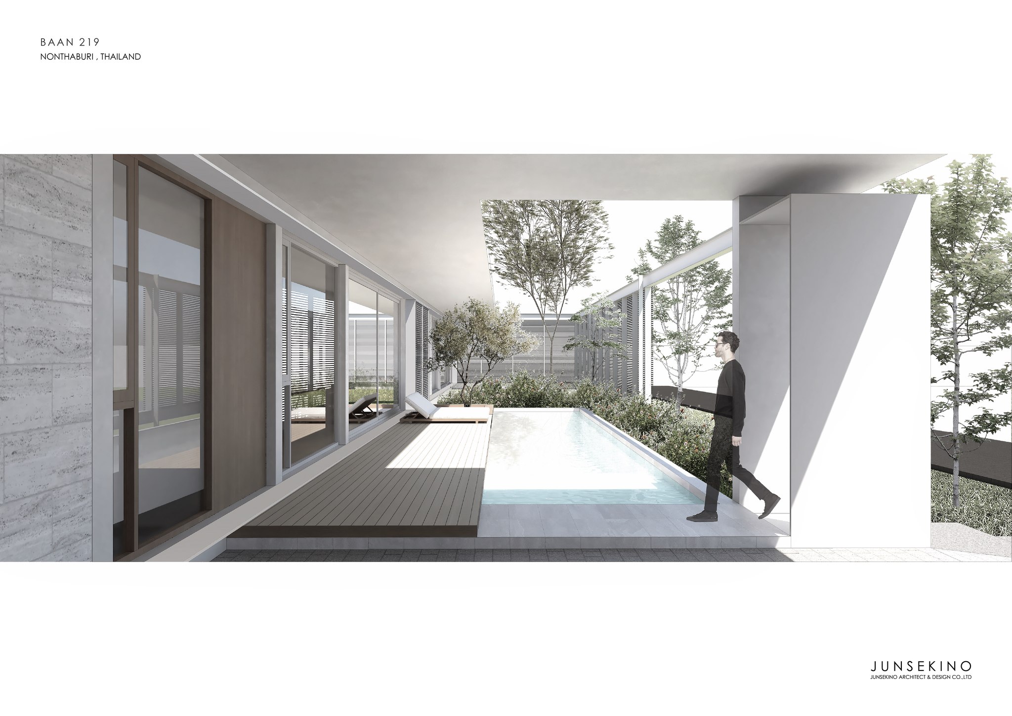 Junsekino - BAAN 219 is a single-story house located in the suburb of ...