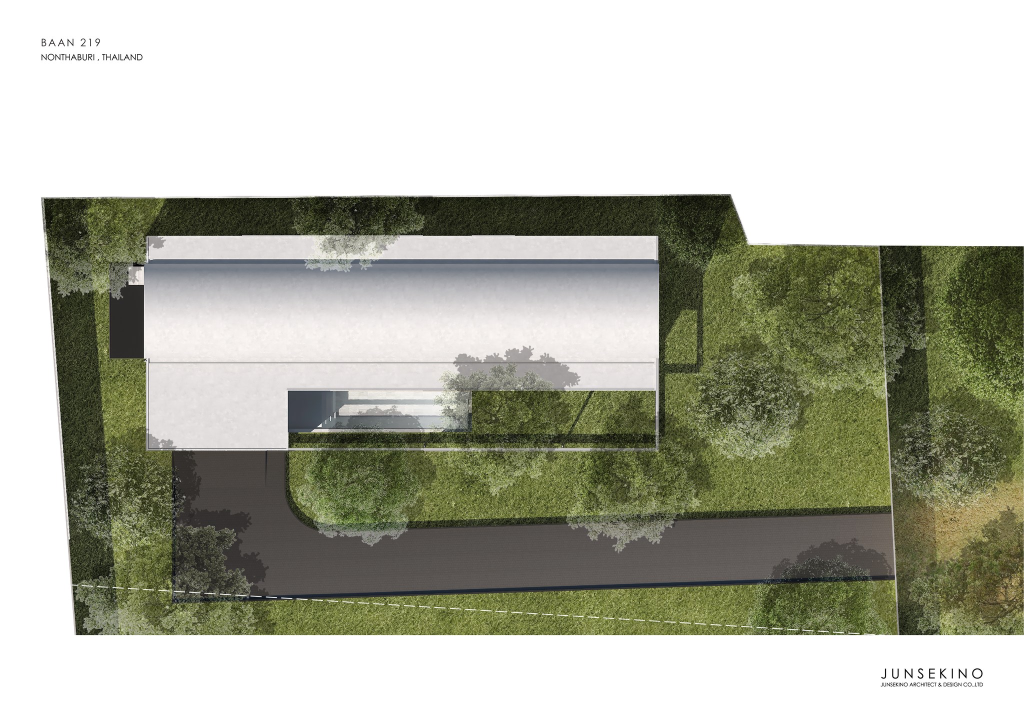 Junsekino - BAAN 219 is a single-story house located in the suburb of ...