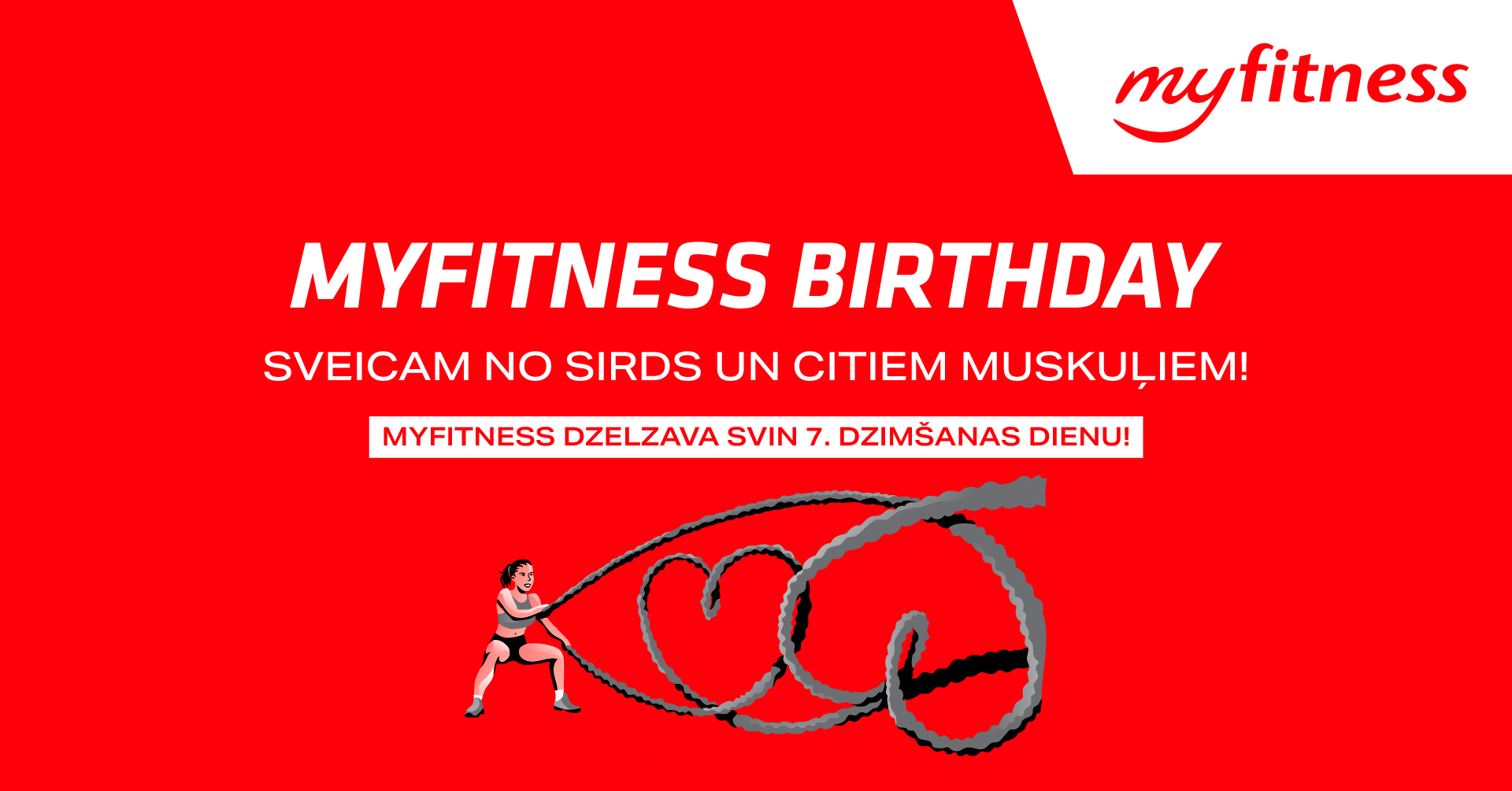 MyFitness Dzelzava 7.dzimšanas diena
