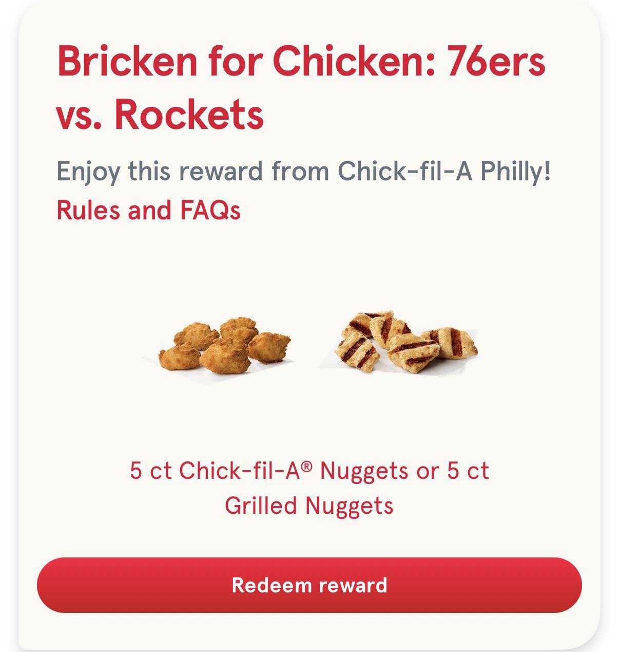 Bricken for Chicken hit again! 🏀... - Chick-fil-A Cumberland | Facebook