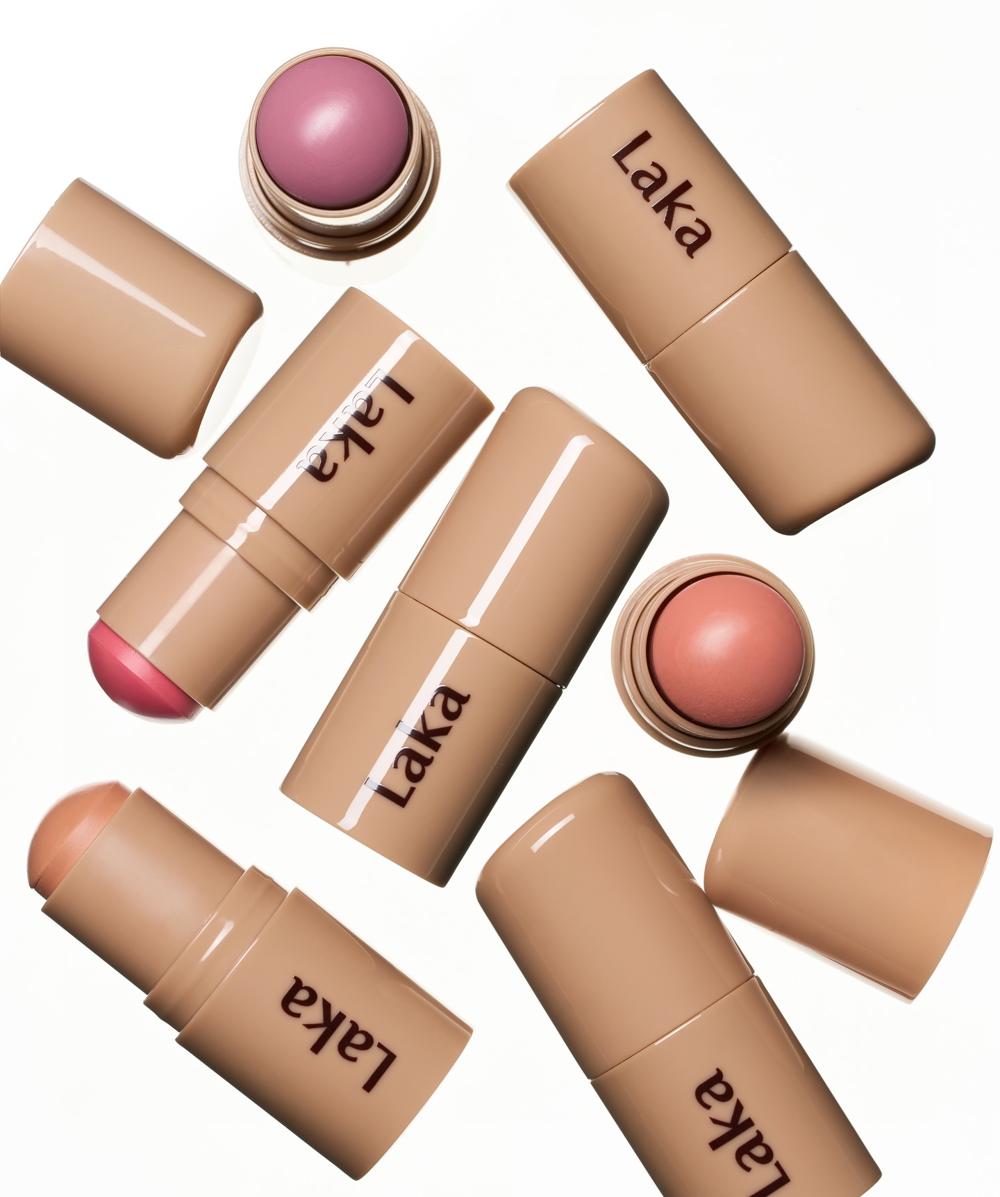 22990円相当 Laka SUN SHIELD GLOWY CHEEK 11本 Laka】UVケアとツヤ