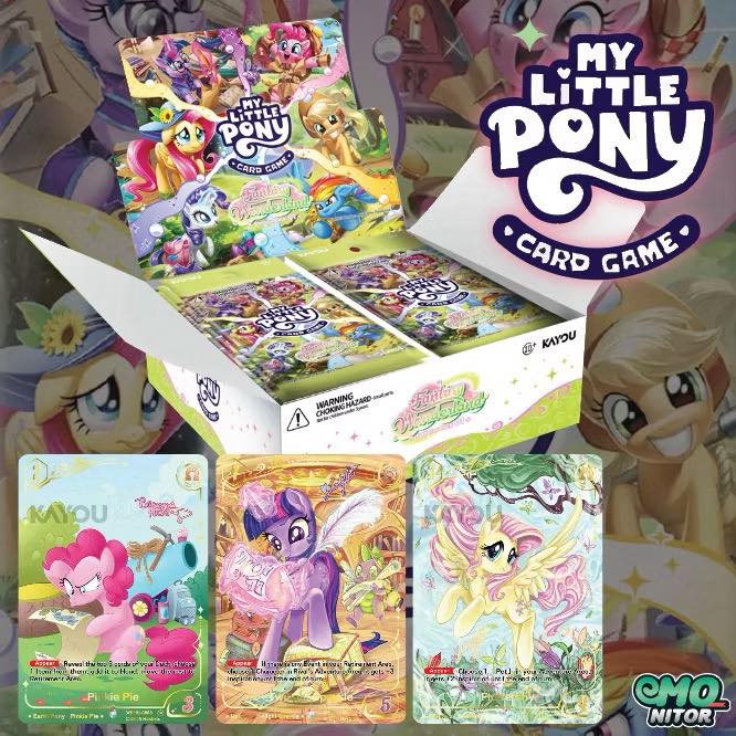 my little pony ccg booster box Trading Card Game - Fantasy Wonderland beware of Troublemakers who seek to thwart you The new My Little Pony