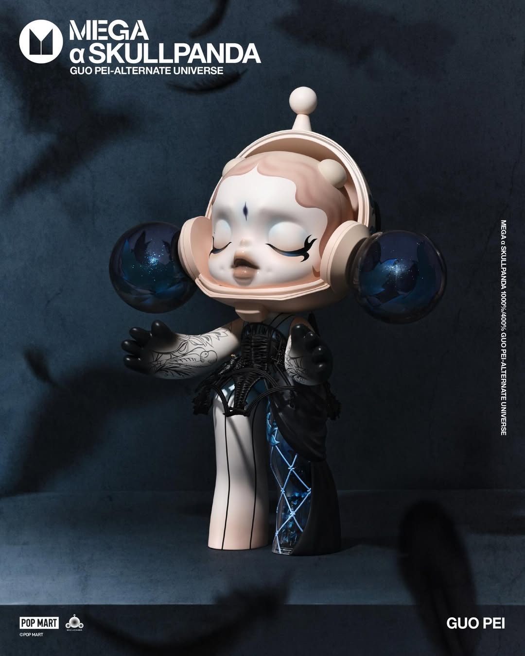 MEGA α SKULLPANDA 1000%/400% GUO PEI – ALTERNATE UNIVERSE Step