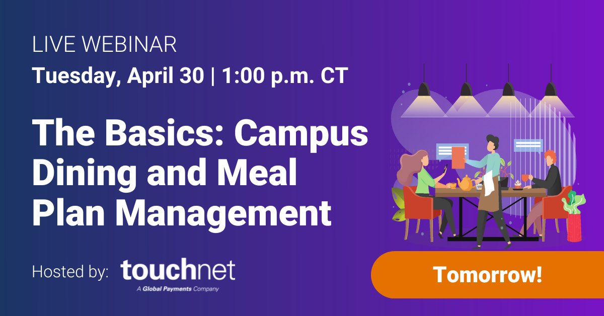 Join us TOMORROW! Save your... - TouchNet Information Systems | Facebook