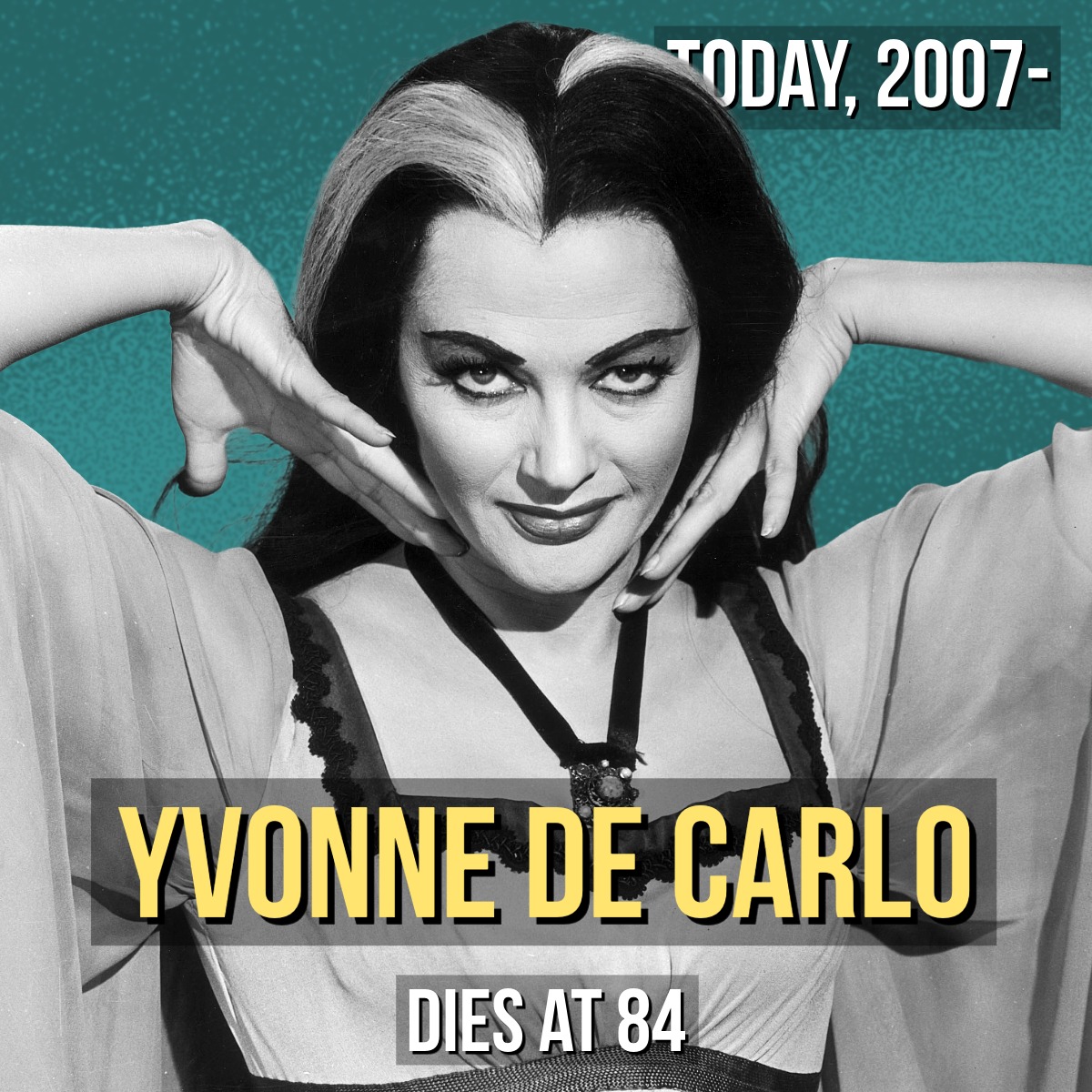 This - 🎬 Remembering the incomparable Yvonne De Carlo — a Hollywood ...
