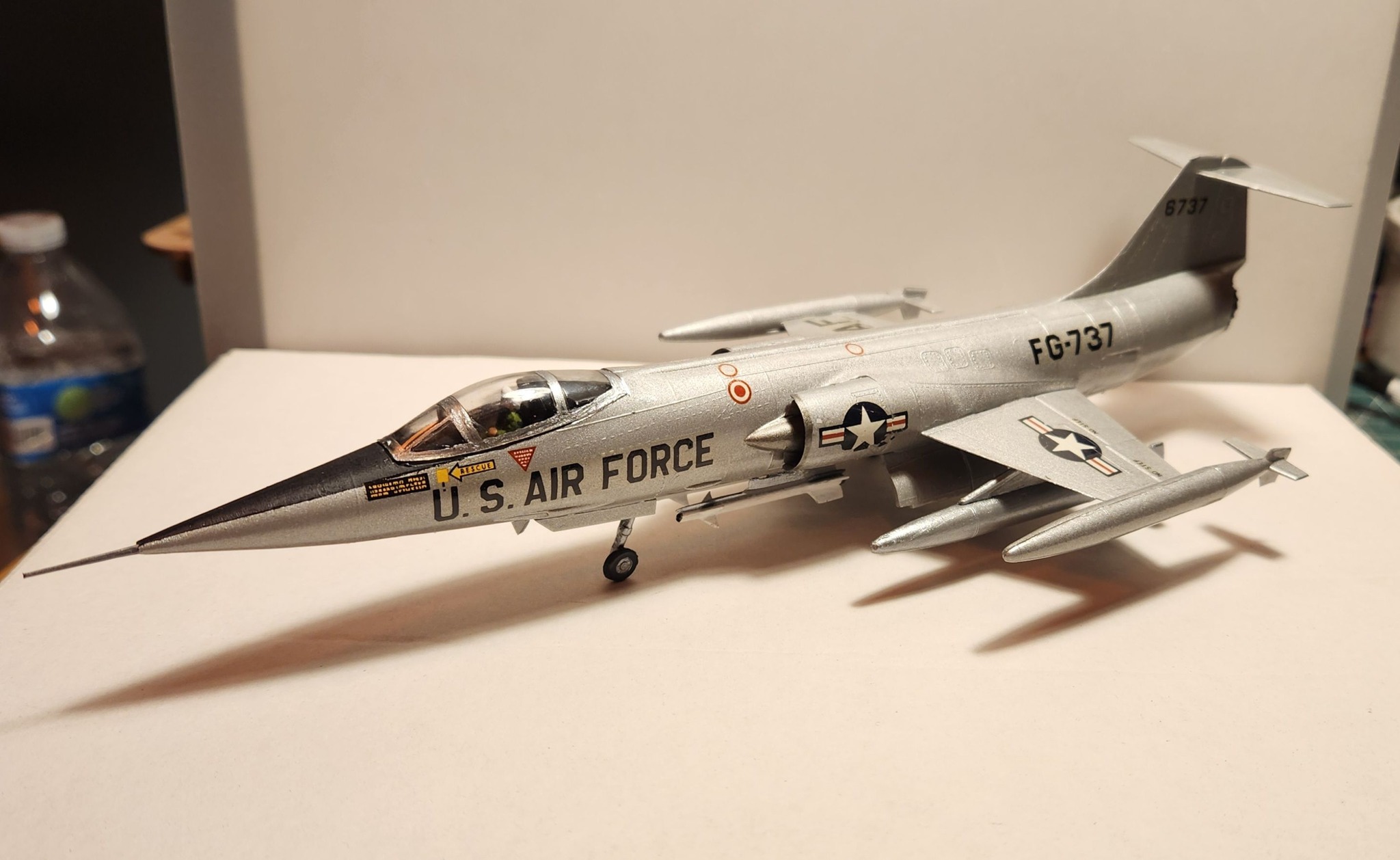 Hasegawa 1/72 Lockheed F-104C Starfighter model kit review