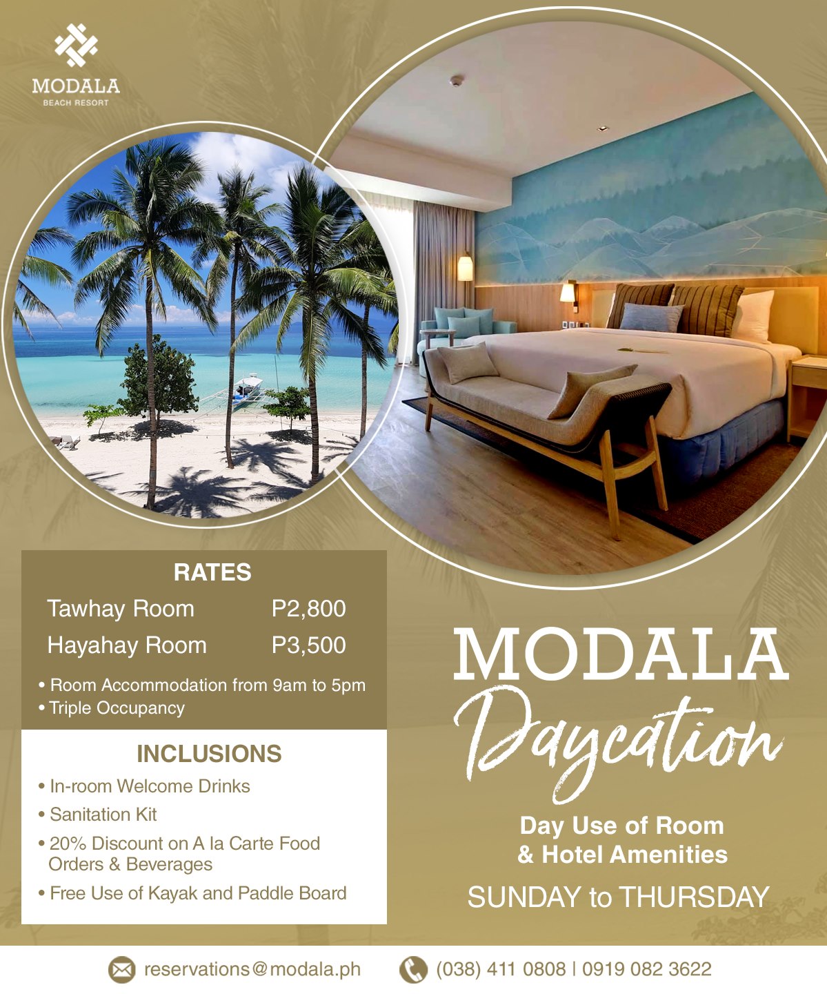 Spend your... - Modala Beach Resort at Tumoy Leisure Village | Facebook