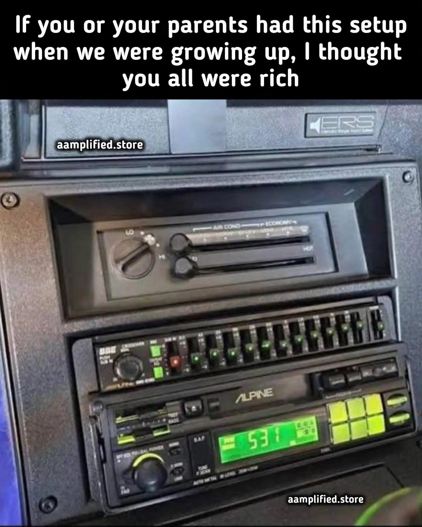 Remember those Alpine electronics we had in our car in the 90's ?