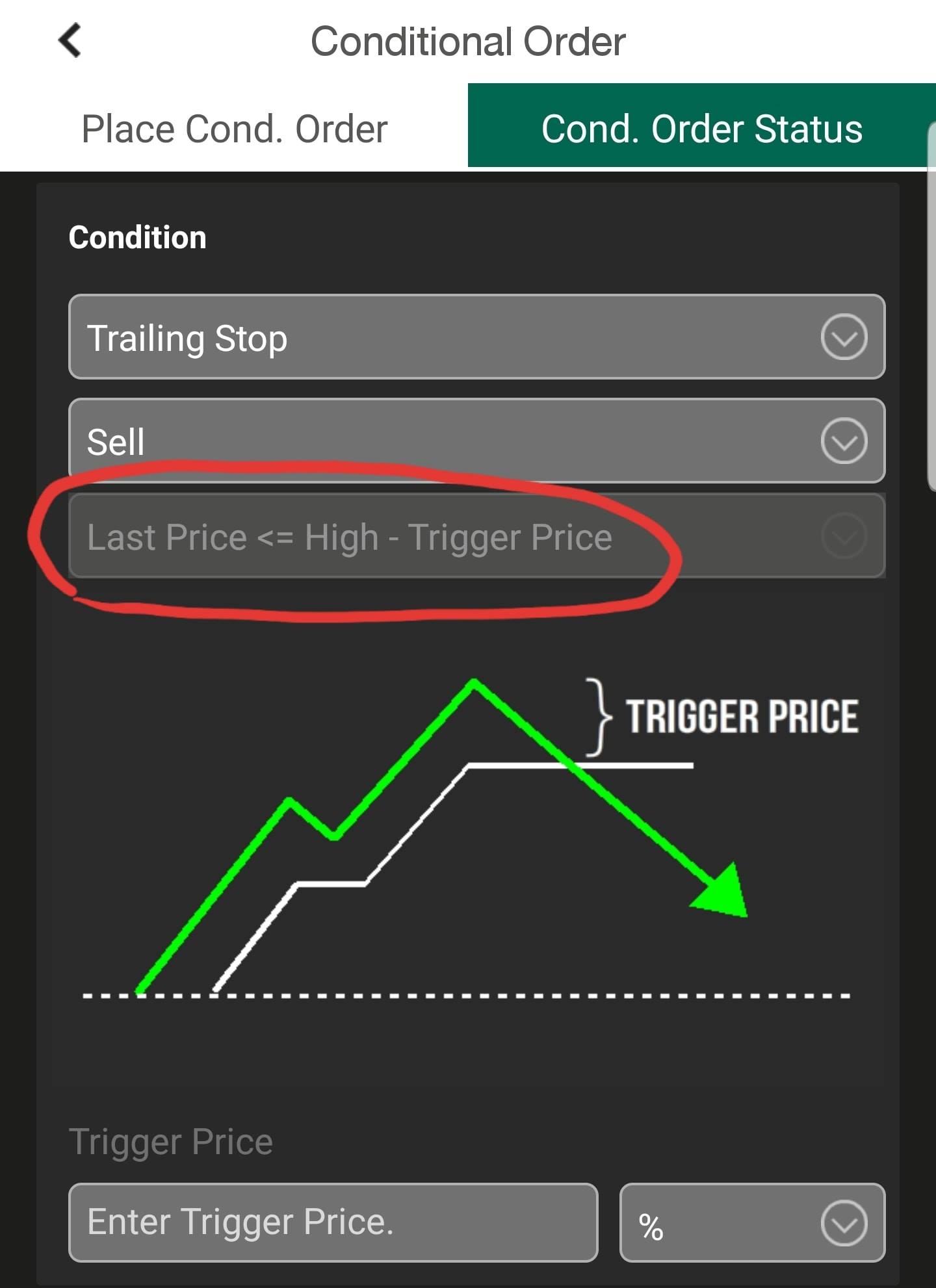 กางโต๊ะเทรด - เมื่อคืนมีคำถามใน Live ครับ ว่าการใช้ Trailing Stop ในแอพ ...