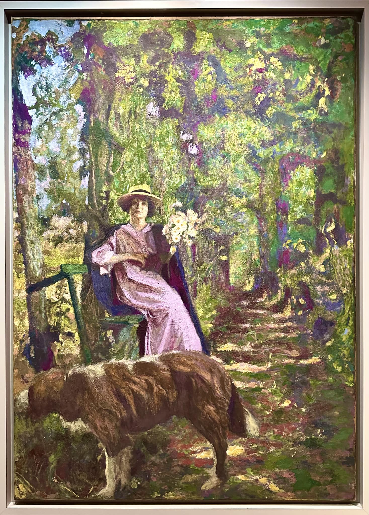 Edouard Vuillard's l'allee painting at Musee d'Orsay
