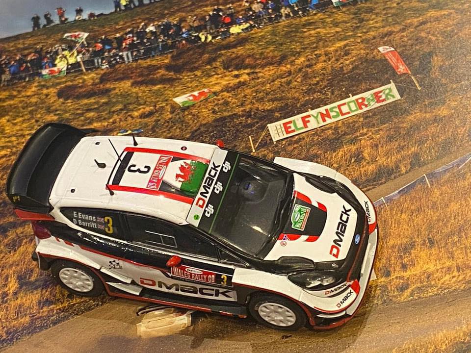 1/43 Ford Fiesta WRC+, Elfyn Evans / Scott Martin, 2017 Wales