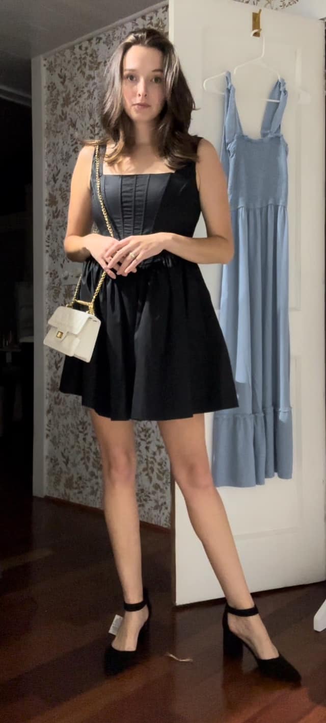 beige cashmere dress Color:As Photo (White) collection-womenswear offers total comfort thanks Black and White Cut-Out