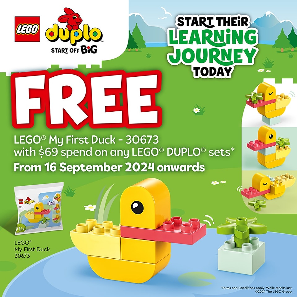 Shop LEGO at OG now and get rewarded with adorable gifts
