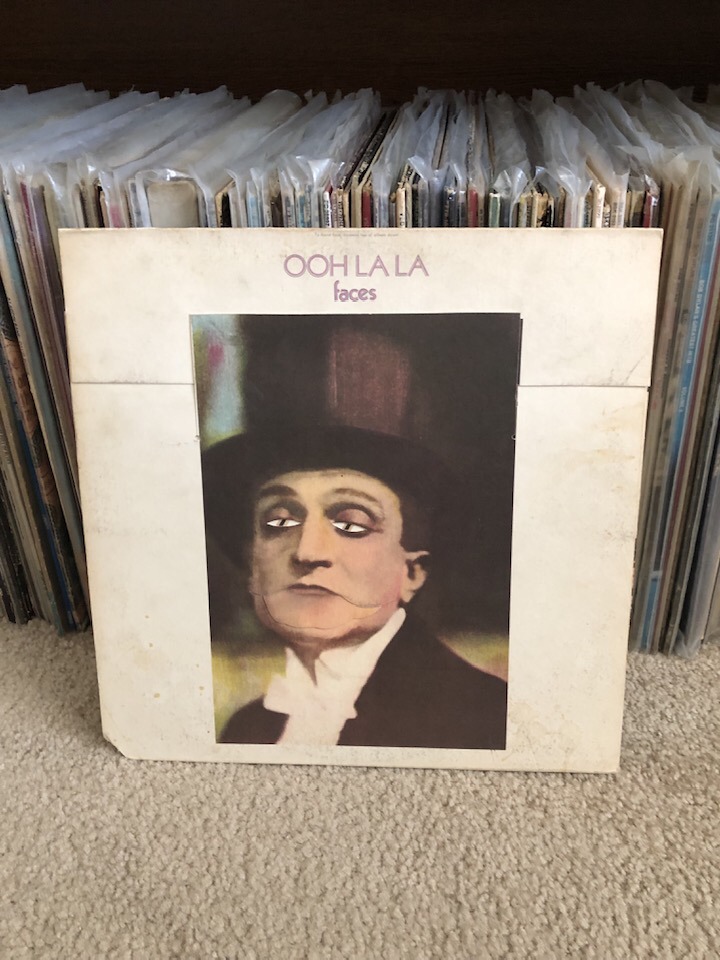 The Faces' Ooh La La vinyl record with moving cover