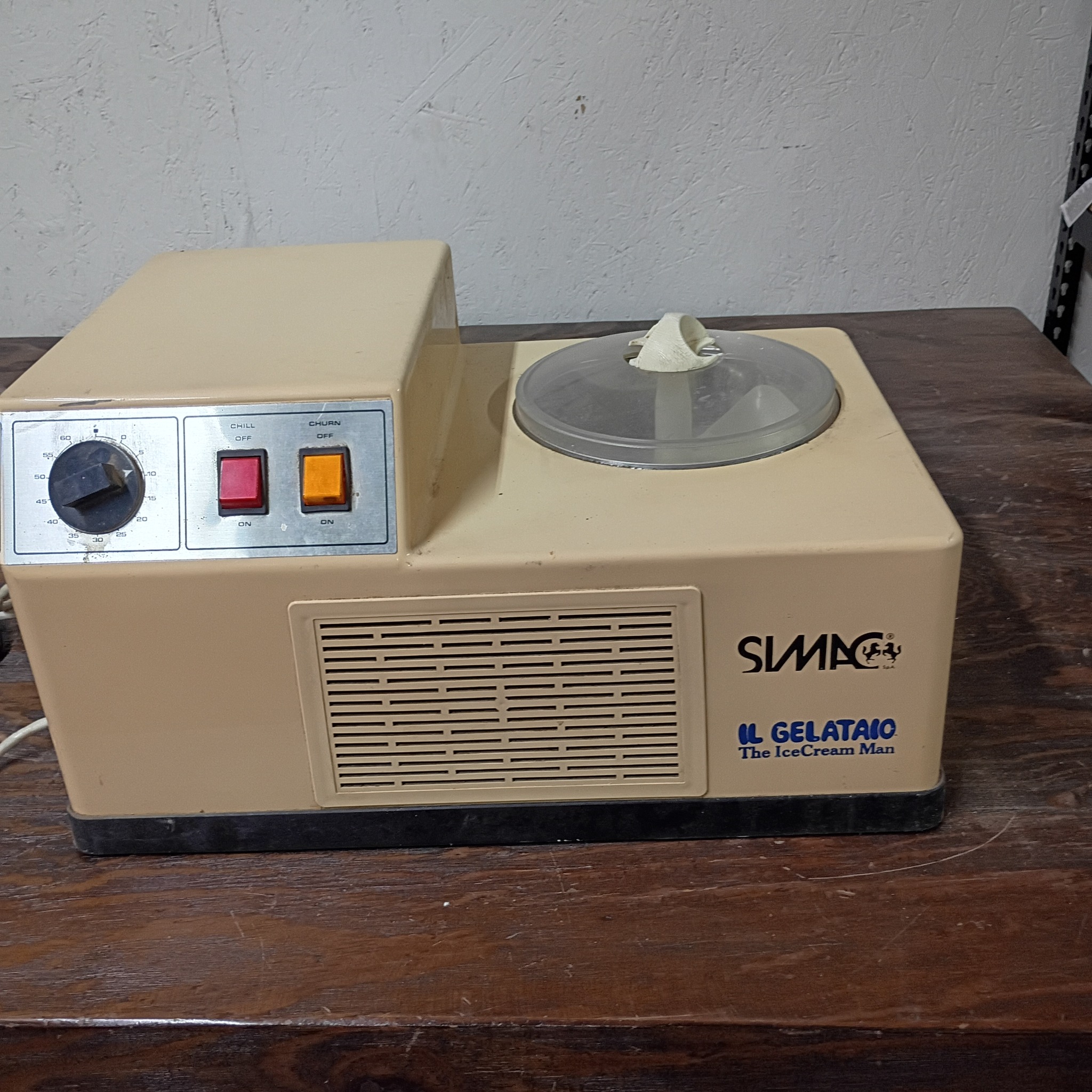 Vintage Simac il Gelataio gelato maker for sale | Bridgecreek, OK