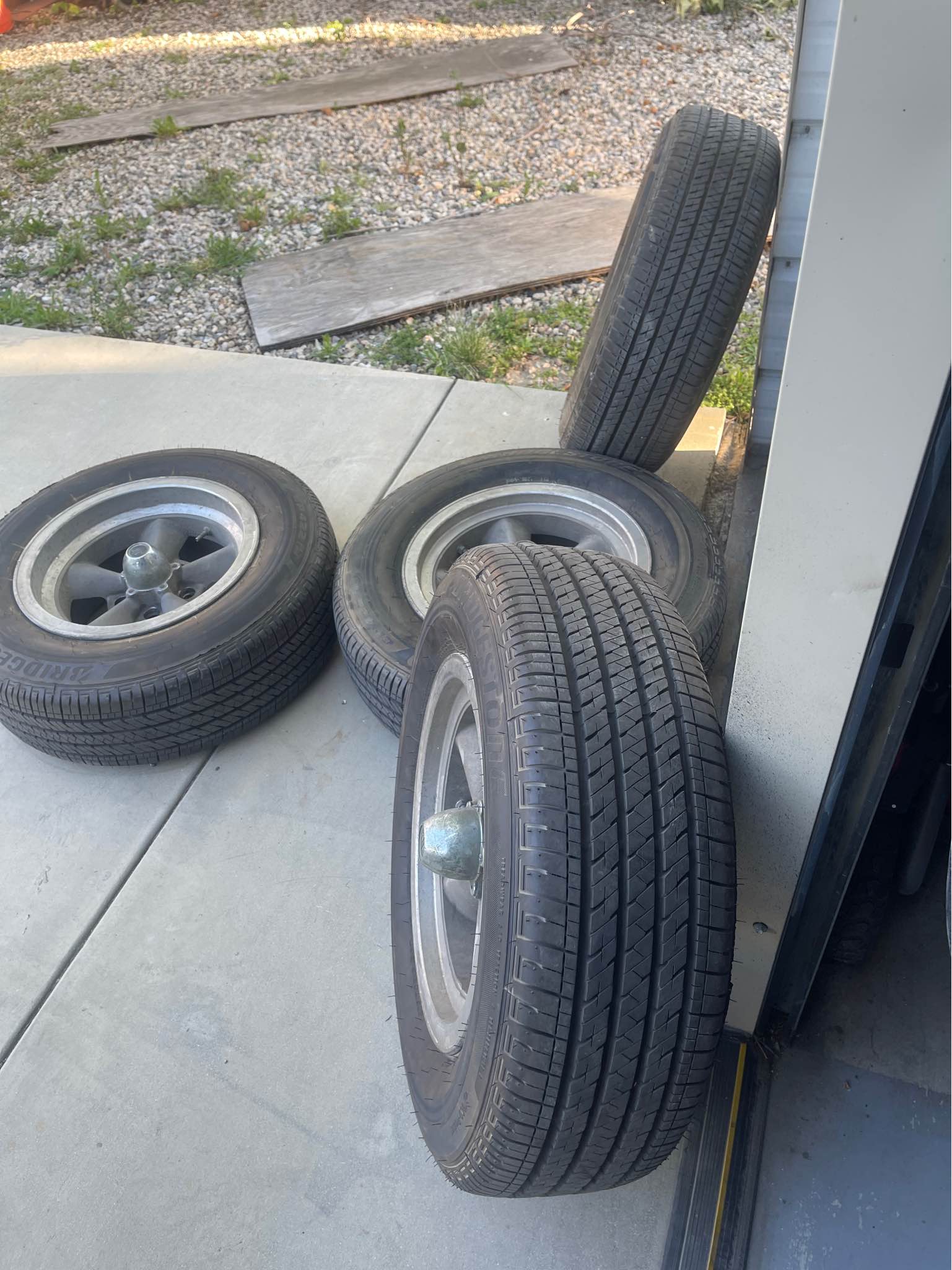 Appliance wheels. nostalgic rims and tires. 15x6and 15x7. Two each ...