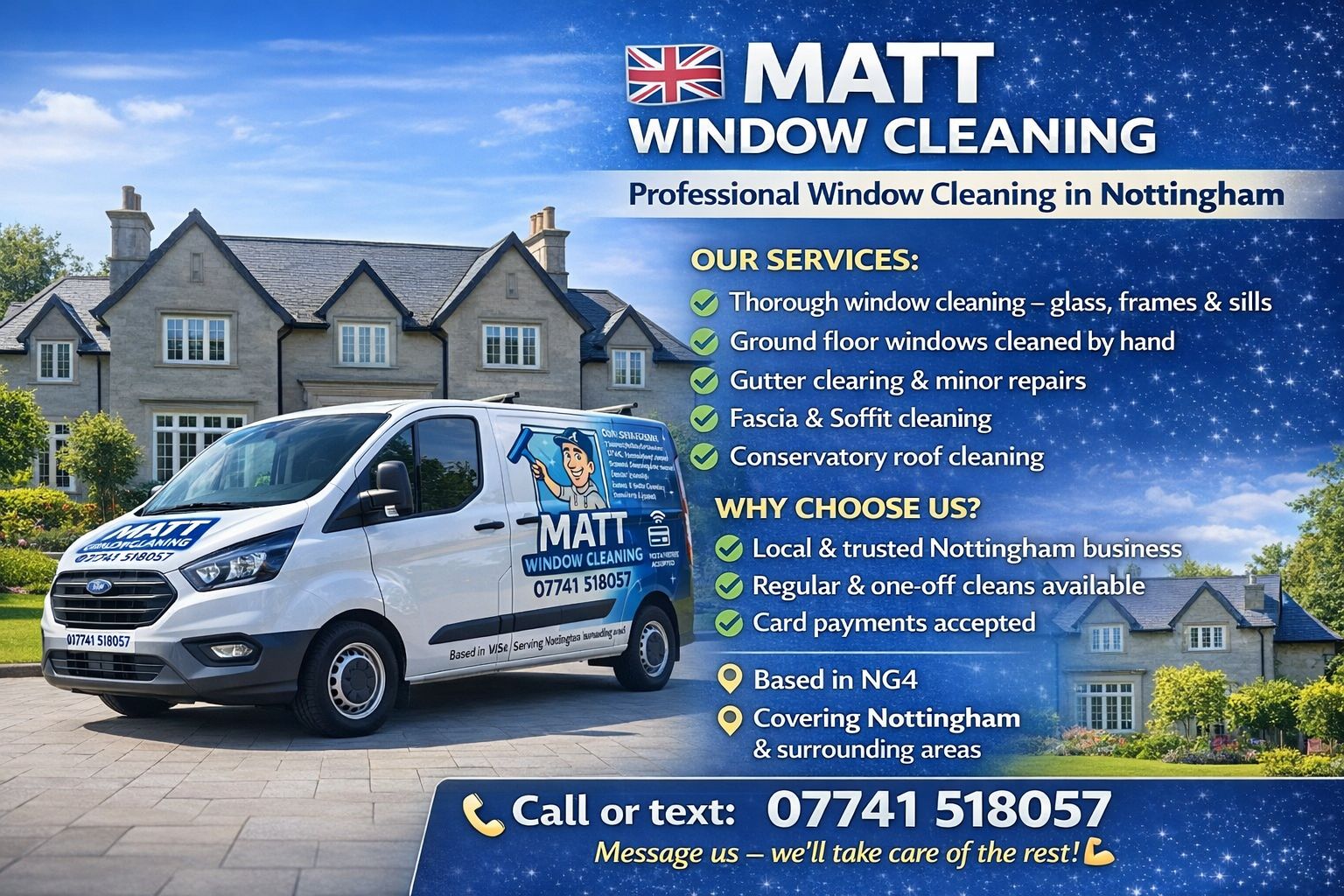 Matt Window Cleaning | Nottingham