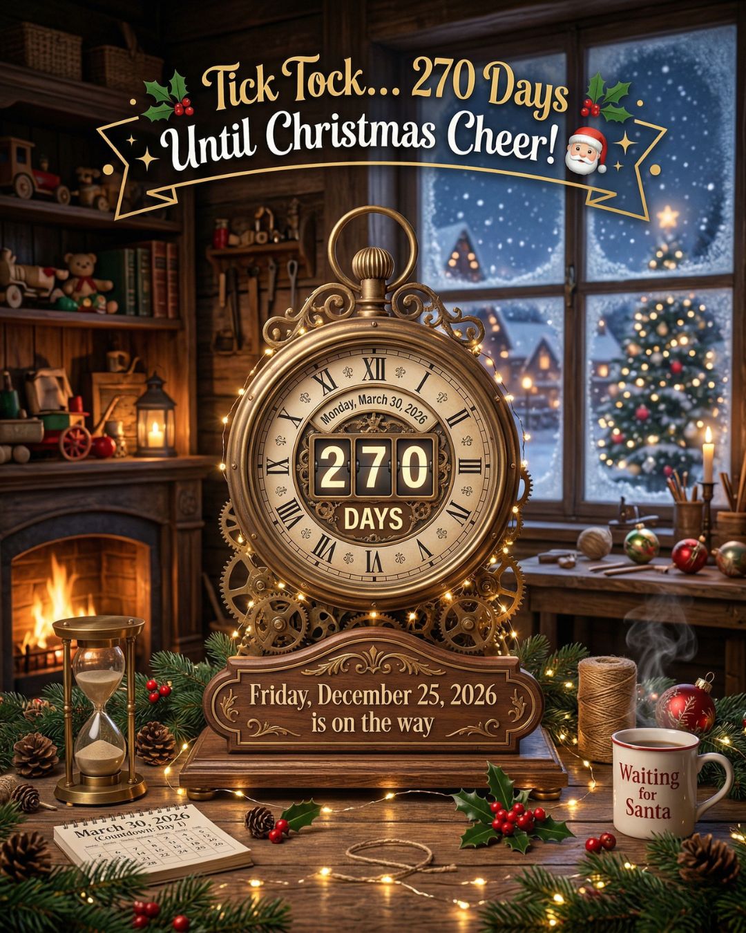 How Many Days Until Christmas 2026? 🎄 Tick Tock… 270 Days Until