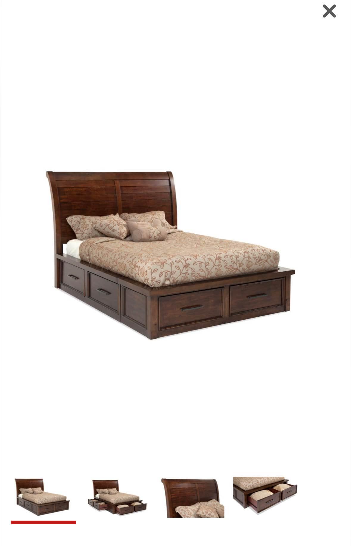 Queen Size Bed with Drawers Beds & Bed Frames Sparta, New Jersey
