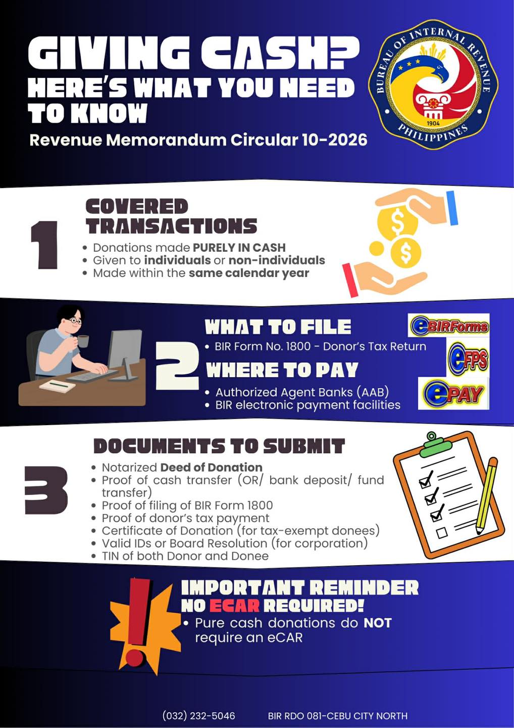 BIR - Pursuant to Revenue Memorandum Circular (RMC) No. 10-2026, the ...