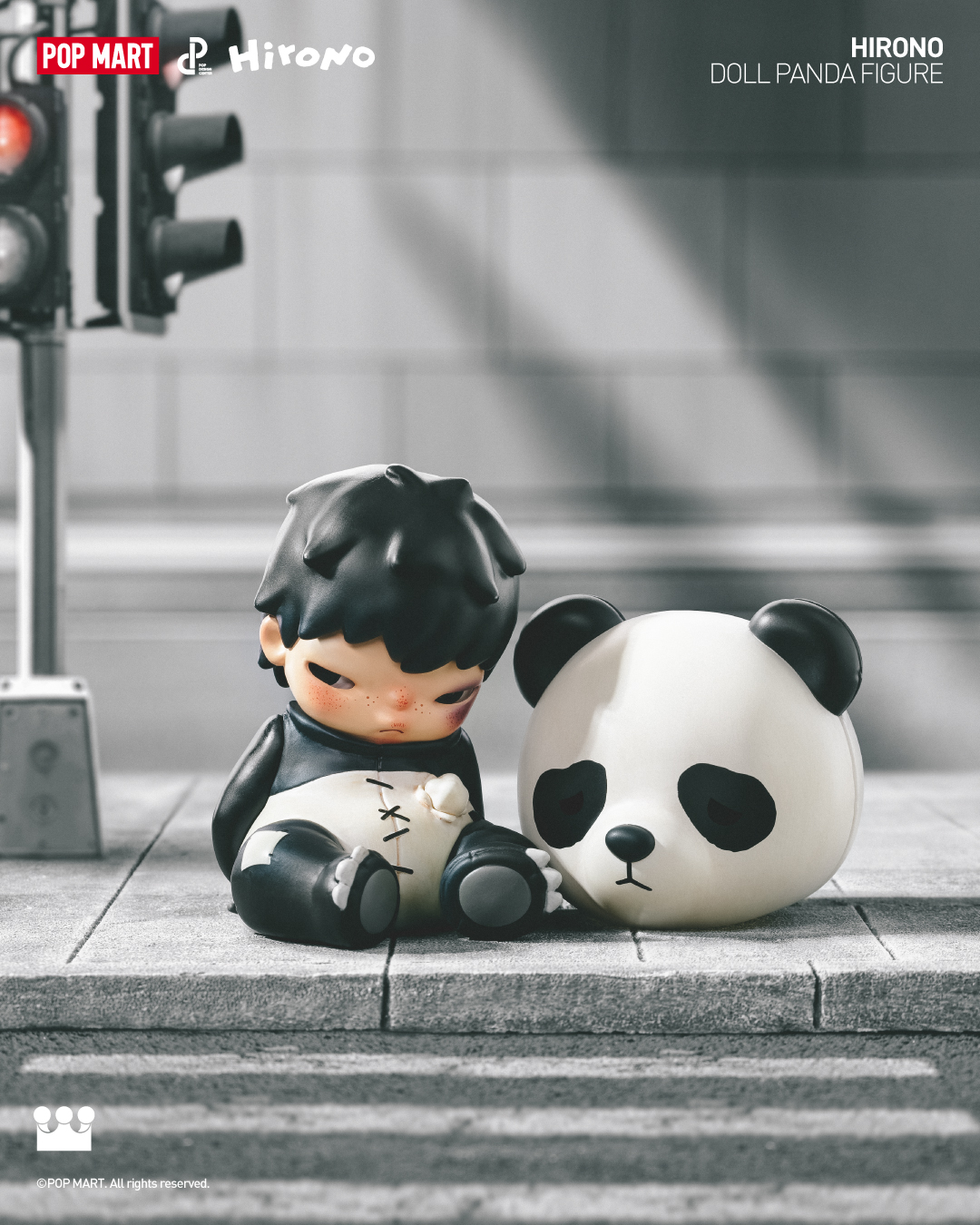 Hirono Doll Panda Figure available at Pop Mart Singapore