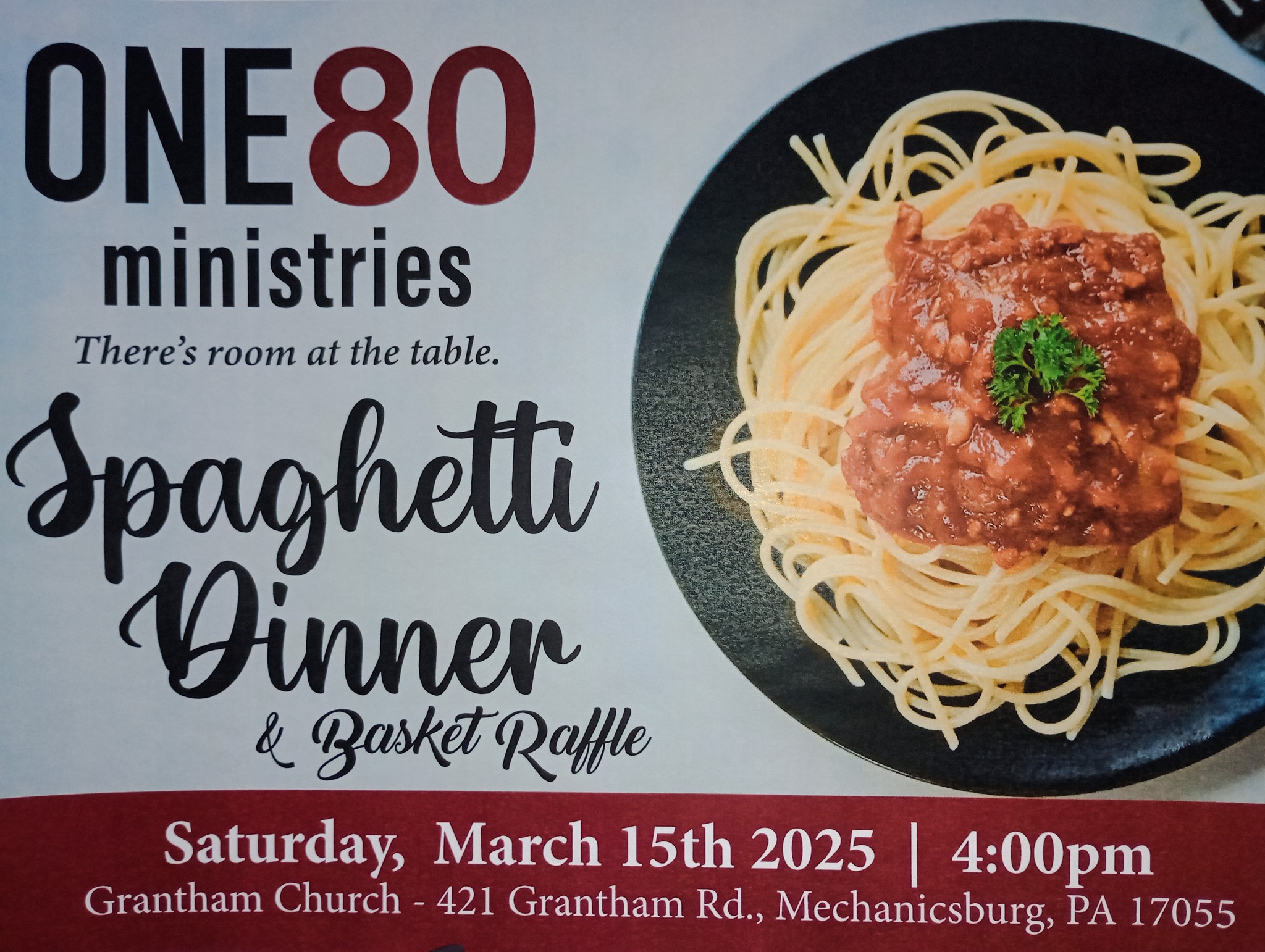 Spaghetti Dinner & Basket Raffle