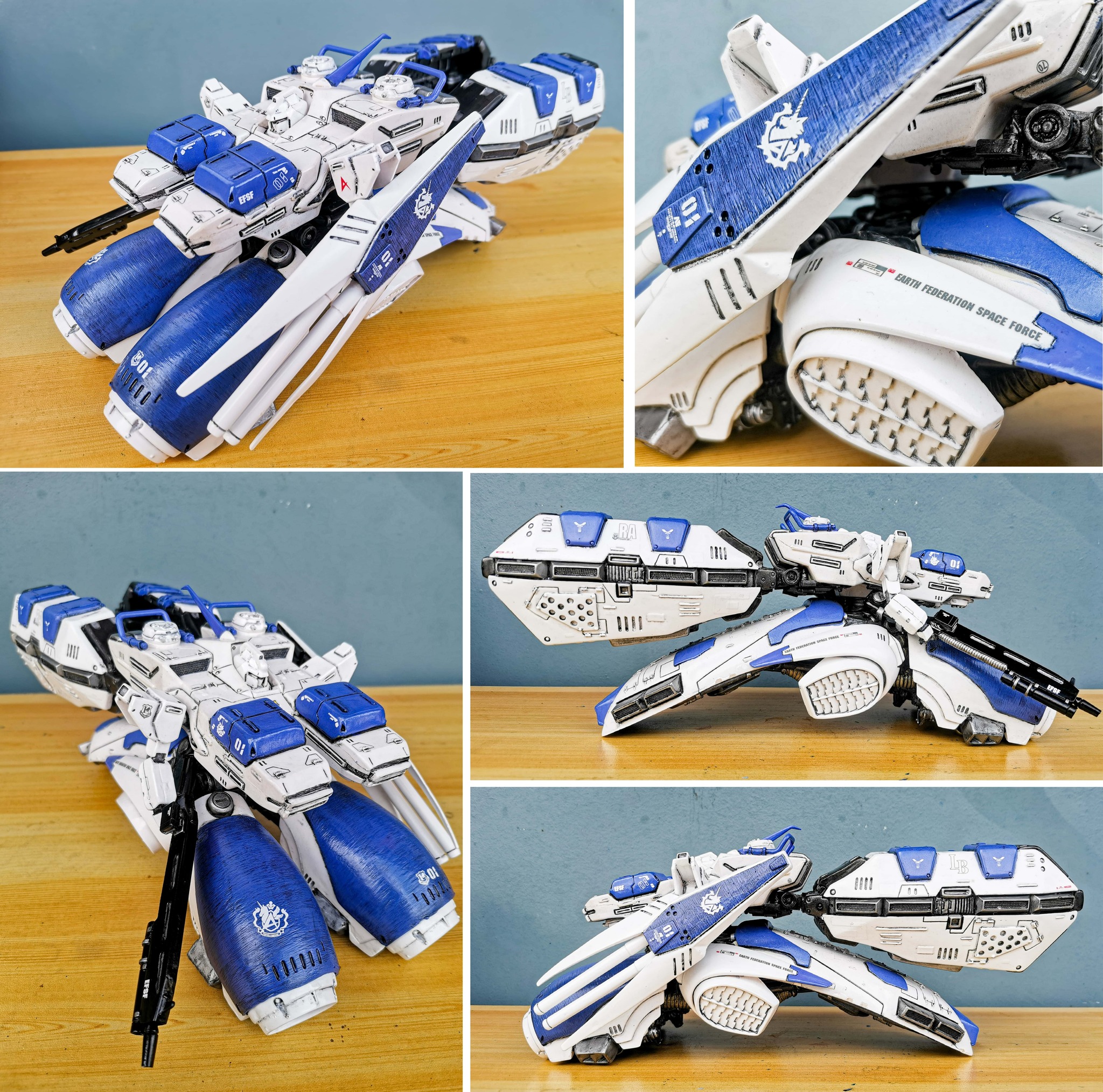 RX-92 LAS Gundam Commander Model Kit Details