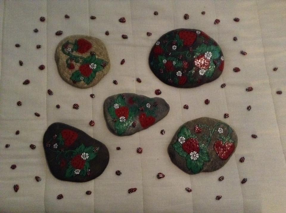 Hand Painted Rocks by Kelly.