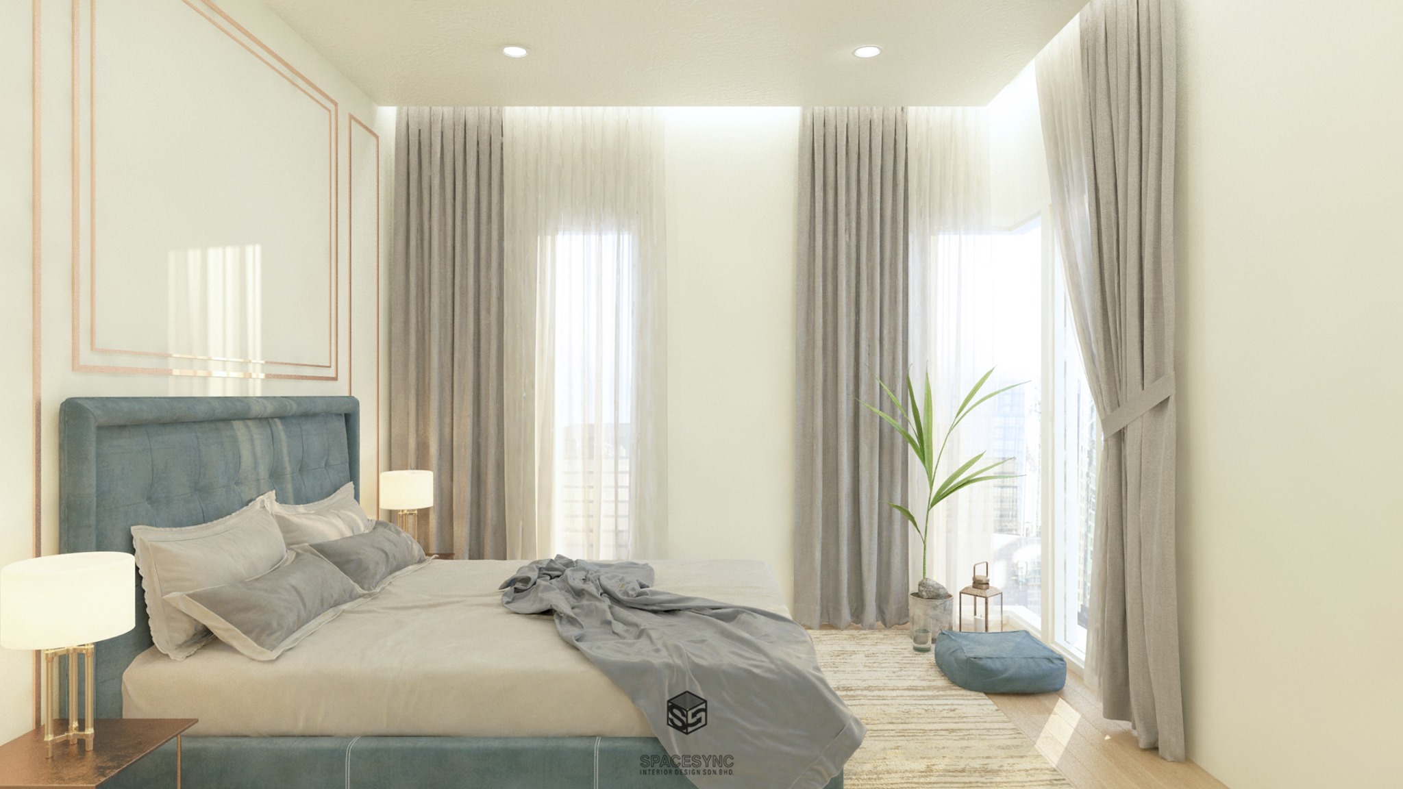 Modern luxury design with... - SpaceSync Interior Design S.B.