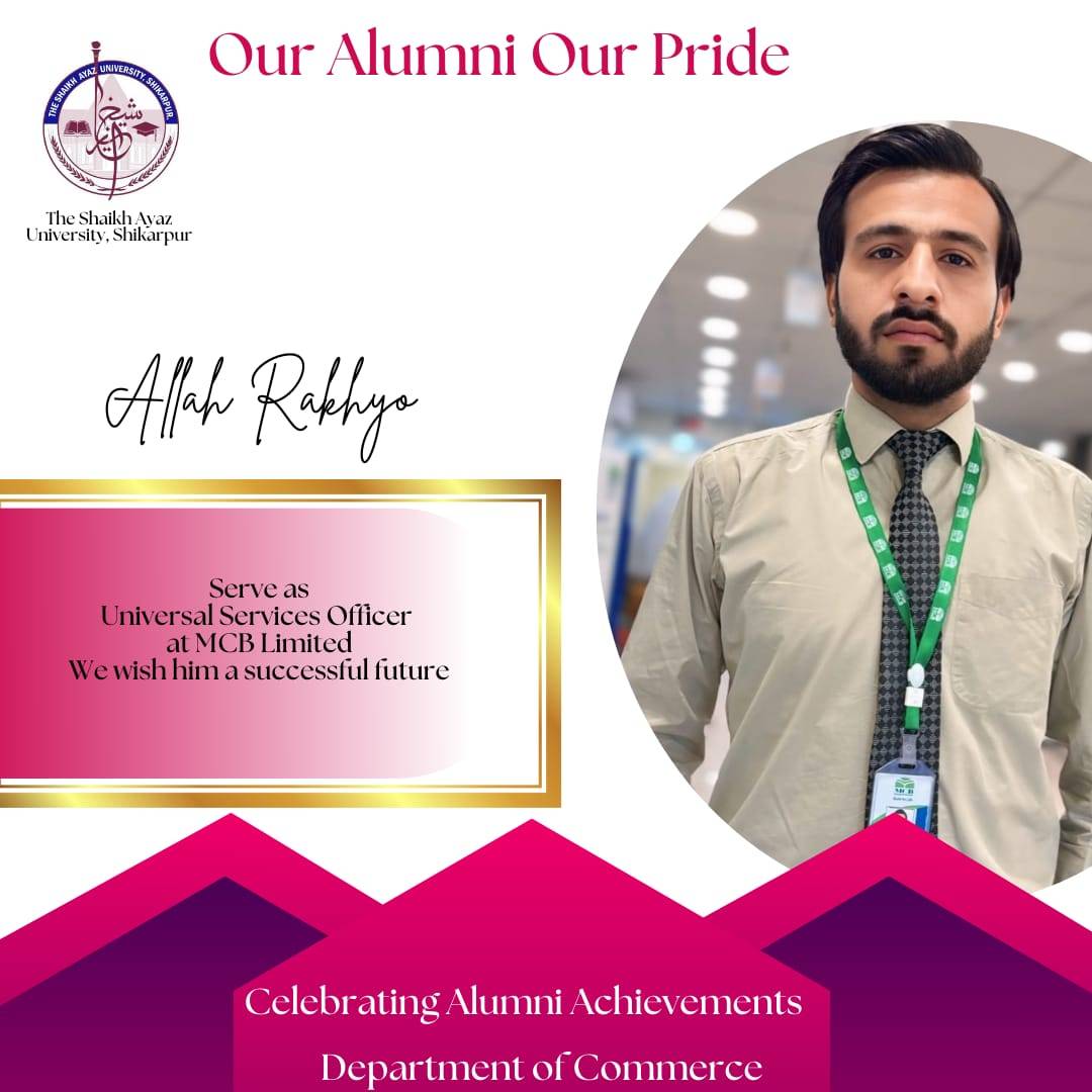 Department - 🌟 Congratulations, Allah Rakhyo! 🎖️ Officially Confirmed ...