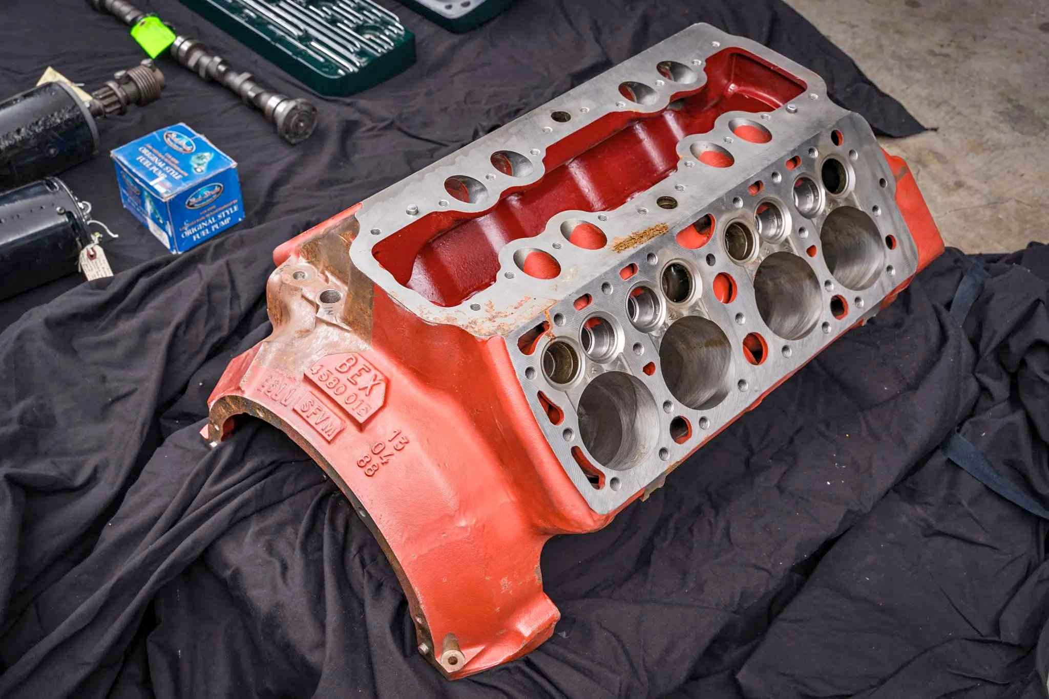 8BA Ford Flathead V8 Engine Block & Parts Collection - Car Engines ...