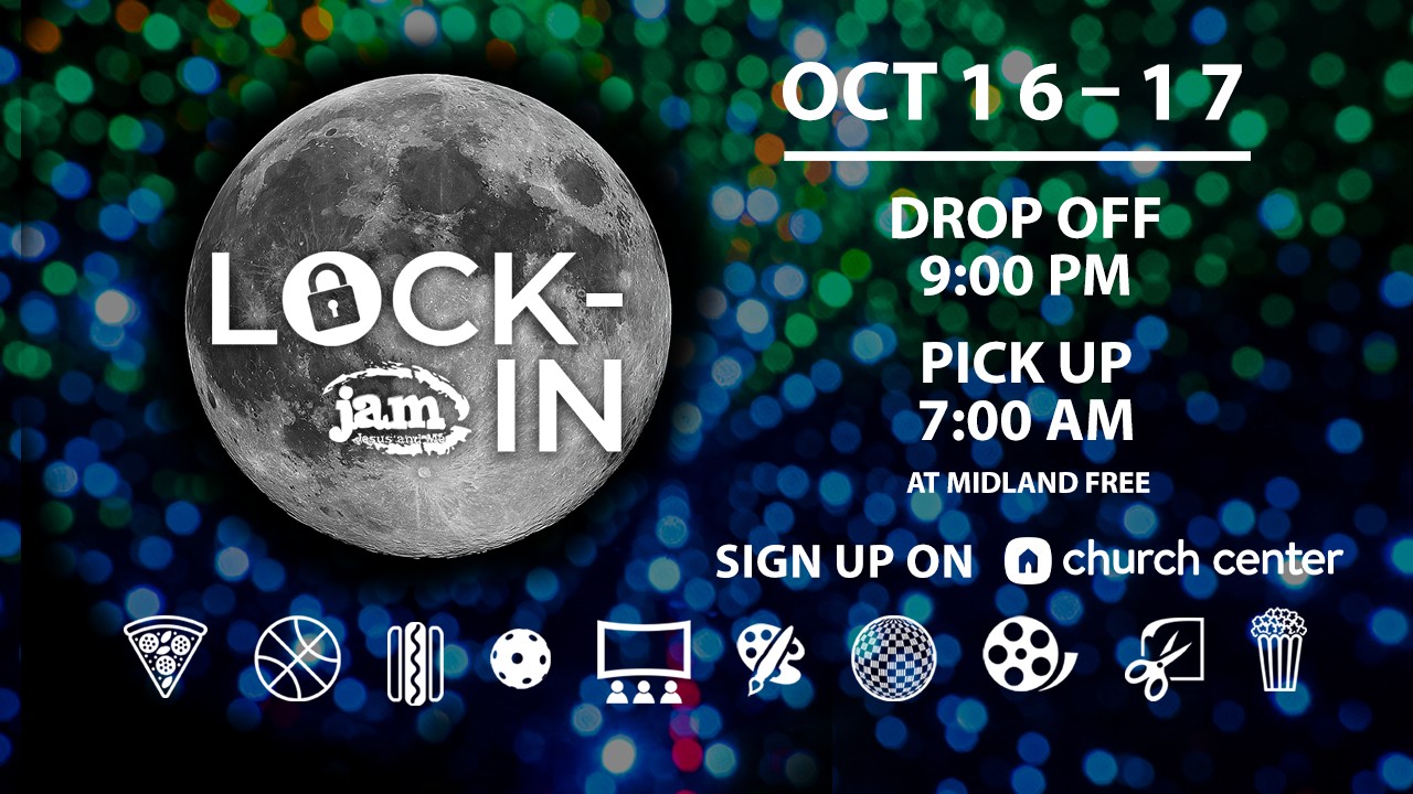 JAM 2026 Middle School Lock-In @ Midland Evangelical Free Church