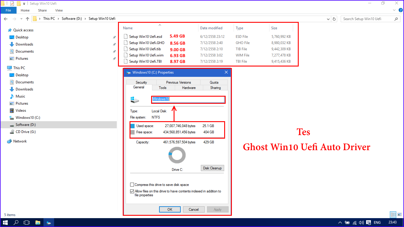 gggcomputer - ทดสอบ Ghost Win10 Uefi ในรูปแบบต่างๆกันครับ... | Facebook