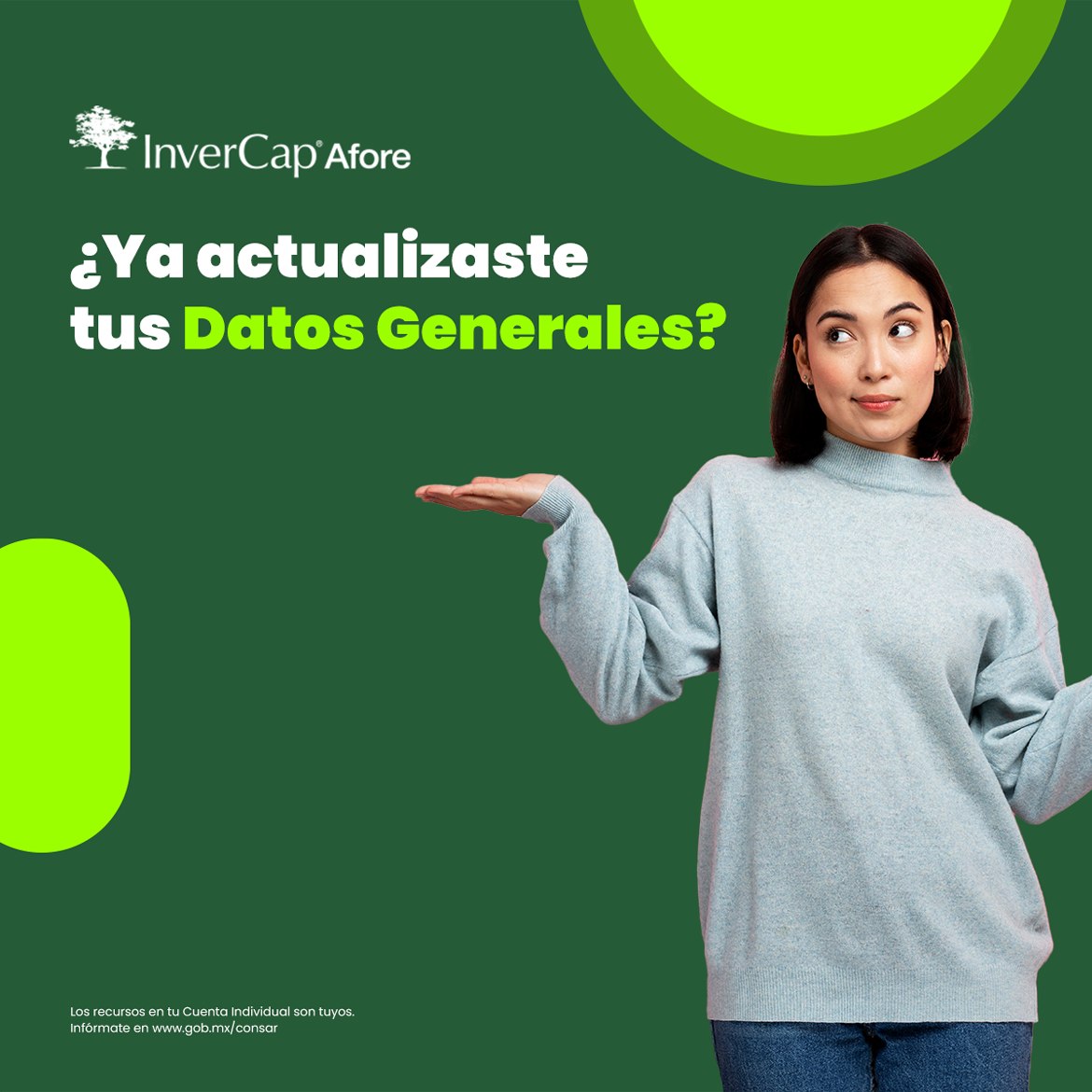 InverCap Afore - ¿Sabías que mantener tus datos...