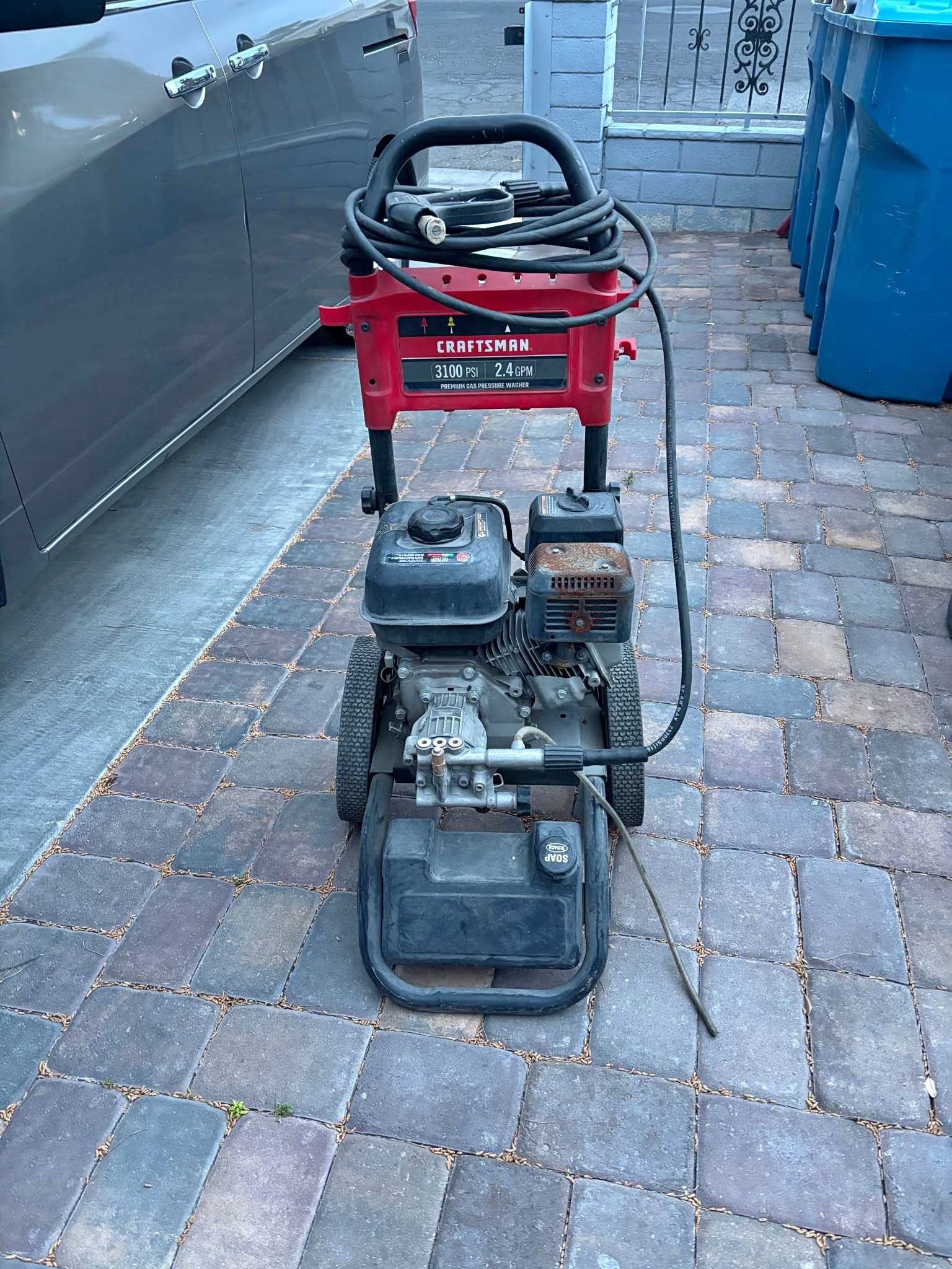Craftsman 3100 PSI gas pressure washer - Pressure Washers - Whitney ...
