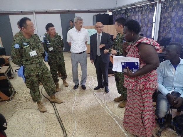 Jica南スーダン事務所長 Oda Pko連携による職業訓練学校視察 Jica South Sudan Facebook