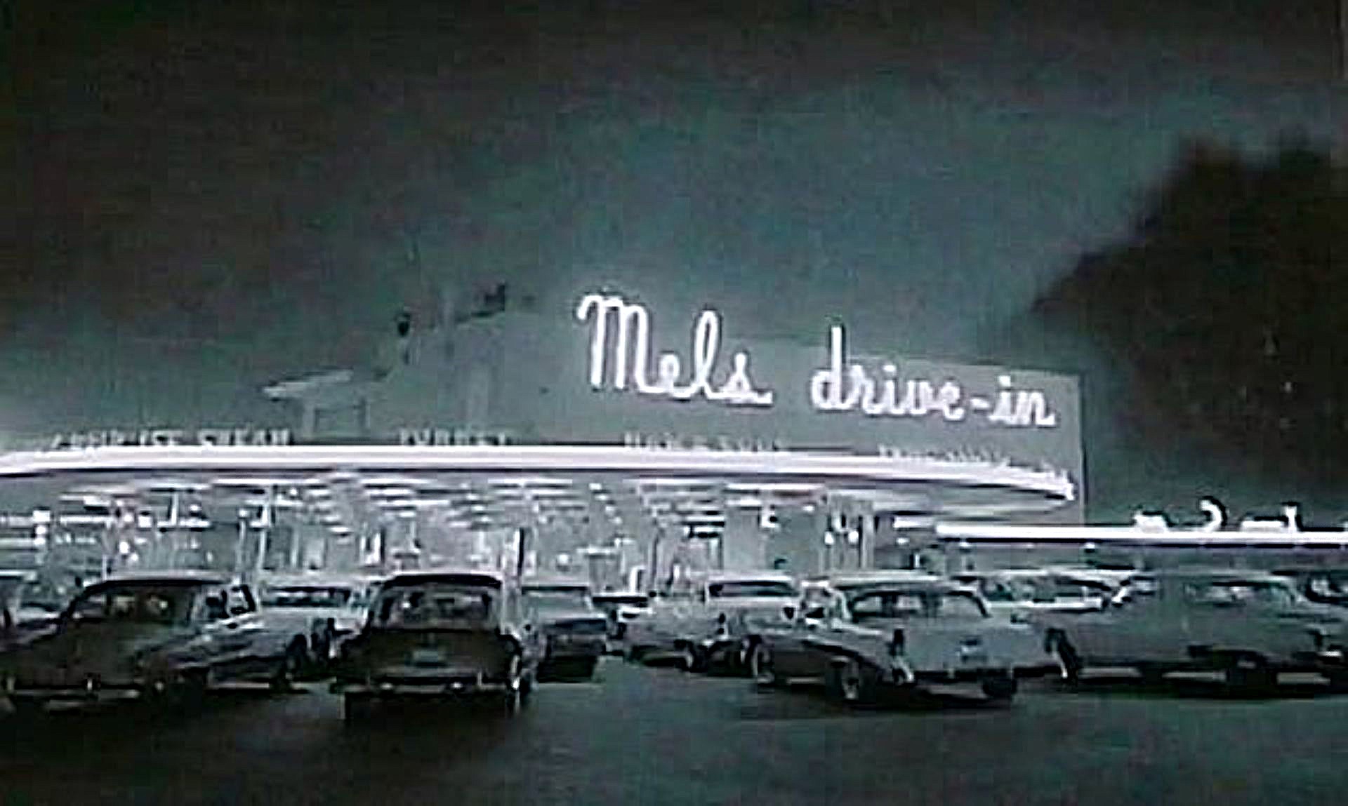 American Graffiti's classic Mels drive-in-diner! The Mel's Drive