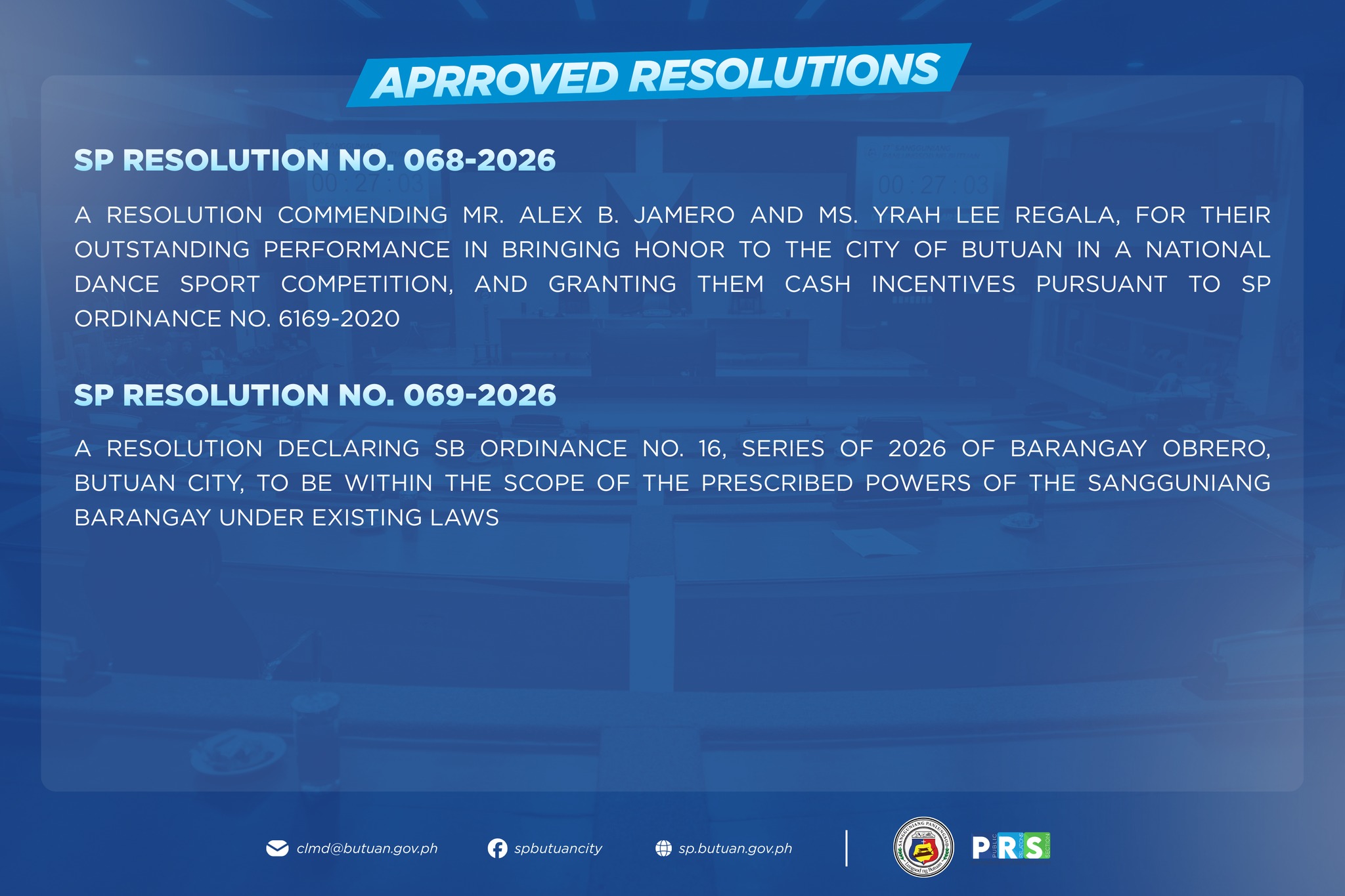 Sangguniang Panlungsod... - Sangguniang Panlungsod ng Butuan