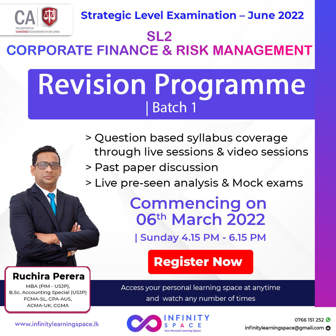 SL2 - Revision Batch 02 | June... - Infinity Learning Space | Facebook