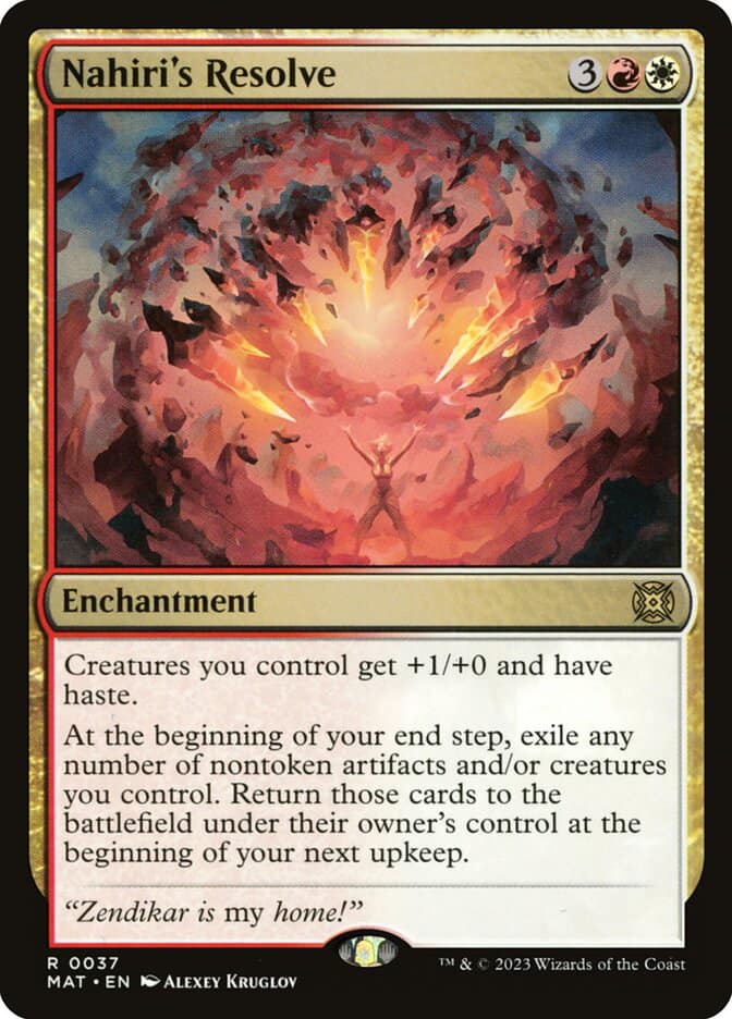 mtg red flicker cards FOIL Flickertongue Flicker of Fate - Theros